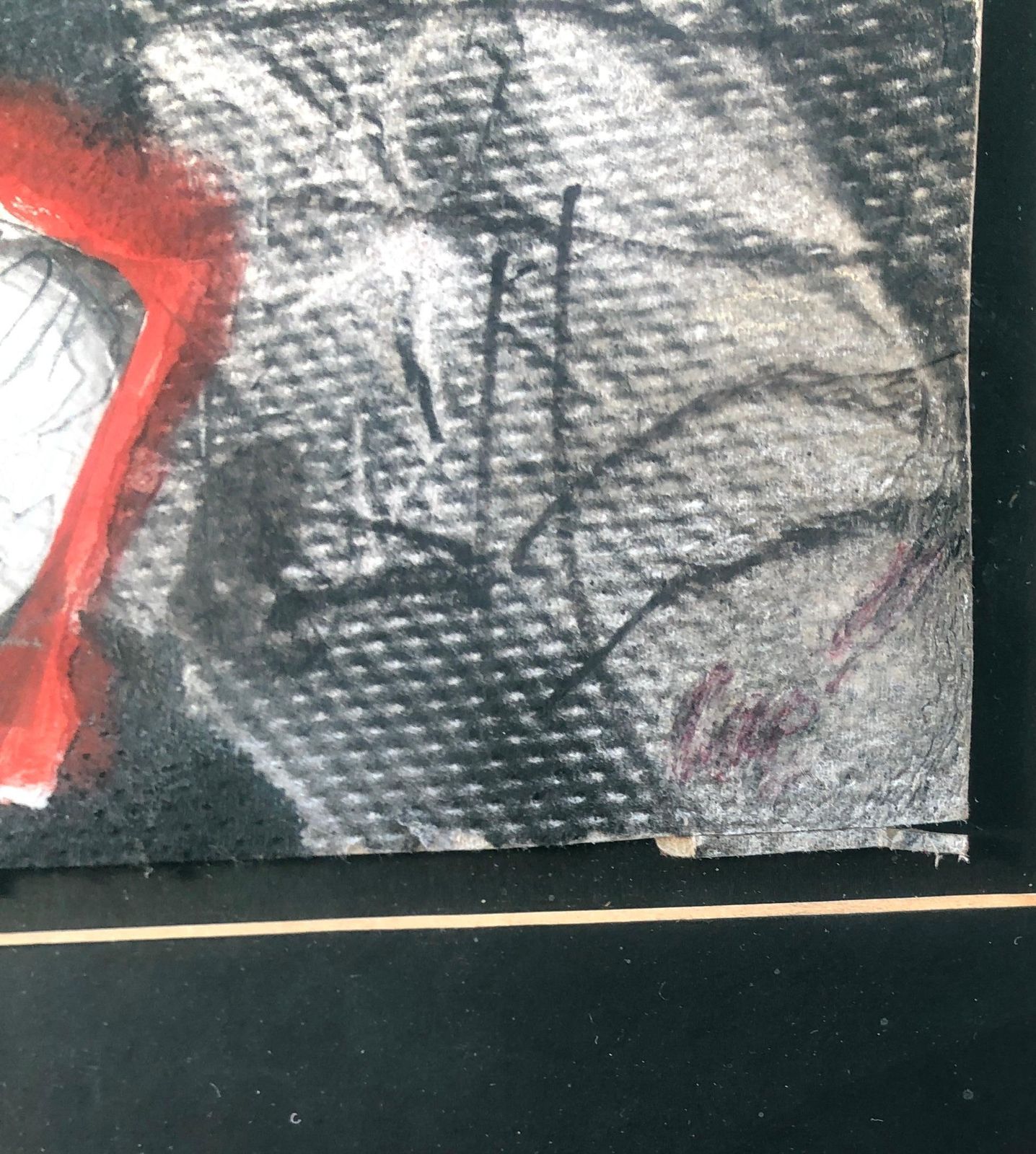 Antoni Clavé Painting Collage Abstract Antoni Clave 1983 photo for sale