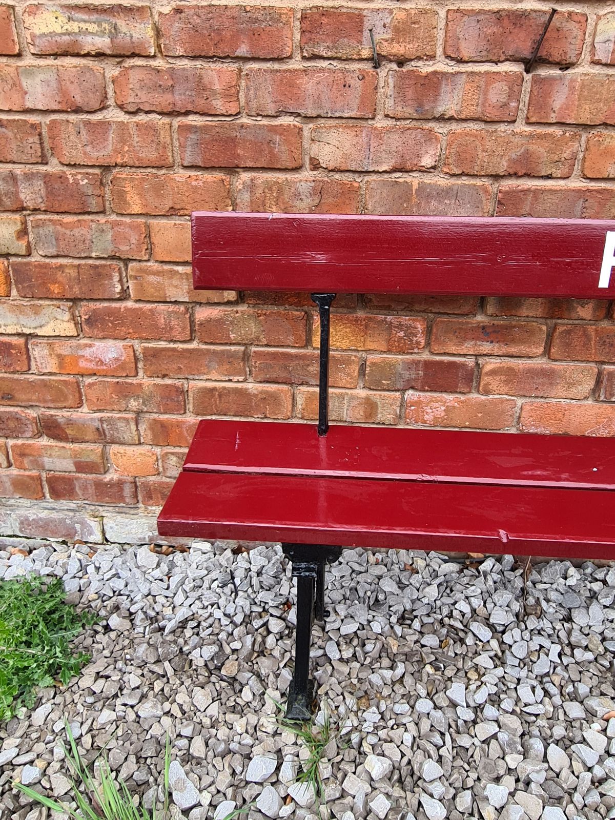 A Lovely Late 19th Or Early 20th Century Railway Station Bench  Pendleton photo 495.0