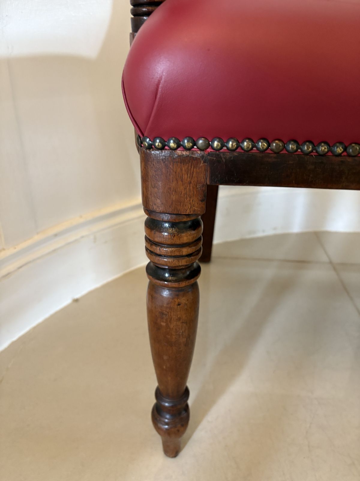 Pair Of Antique Quality Mahogany Desk Chairs photo Furniture