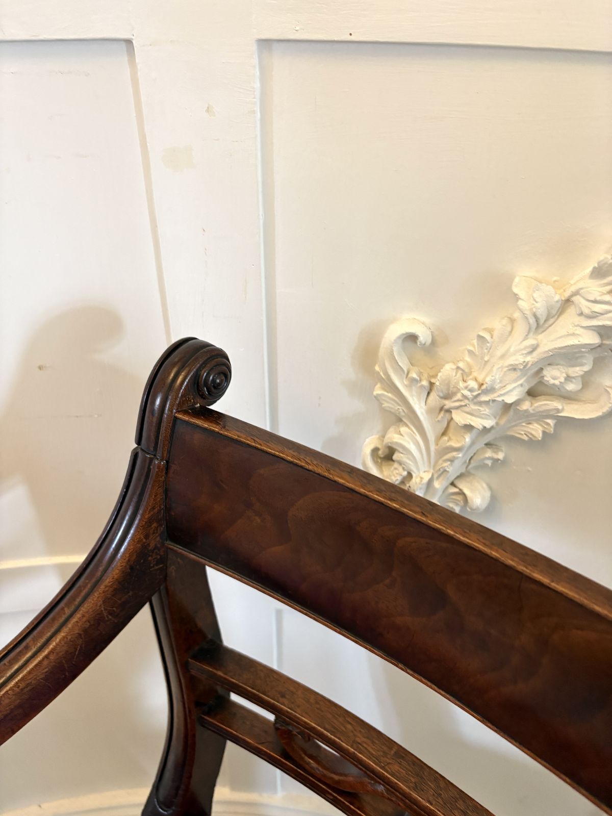 photo for sale Pair Of Antique Quality Mahogany Desk Chairs