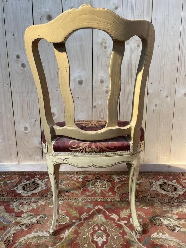 Suite De 6 Chaises Veniriennes époque Louis XV photo Furniture
