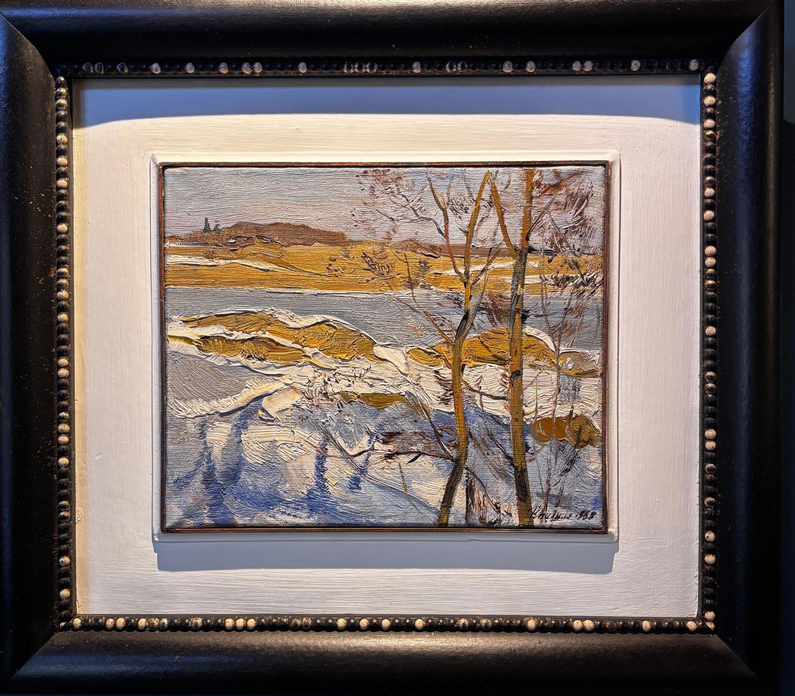 Leonid Vaichiliaombre Della Primavera     Cm. 27 X 33 Olio Su Tela 19681968