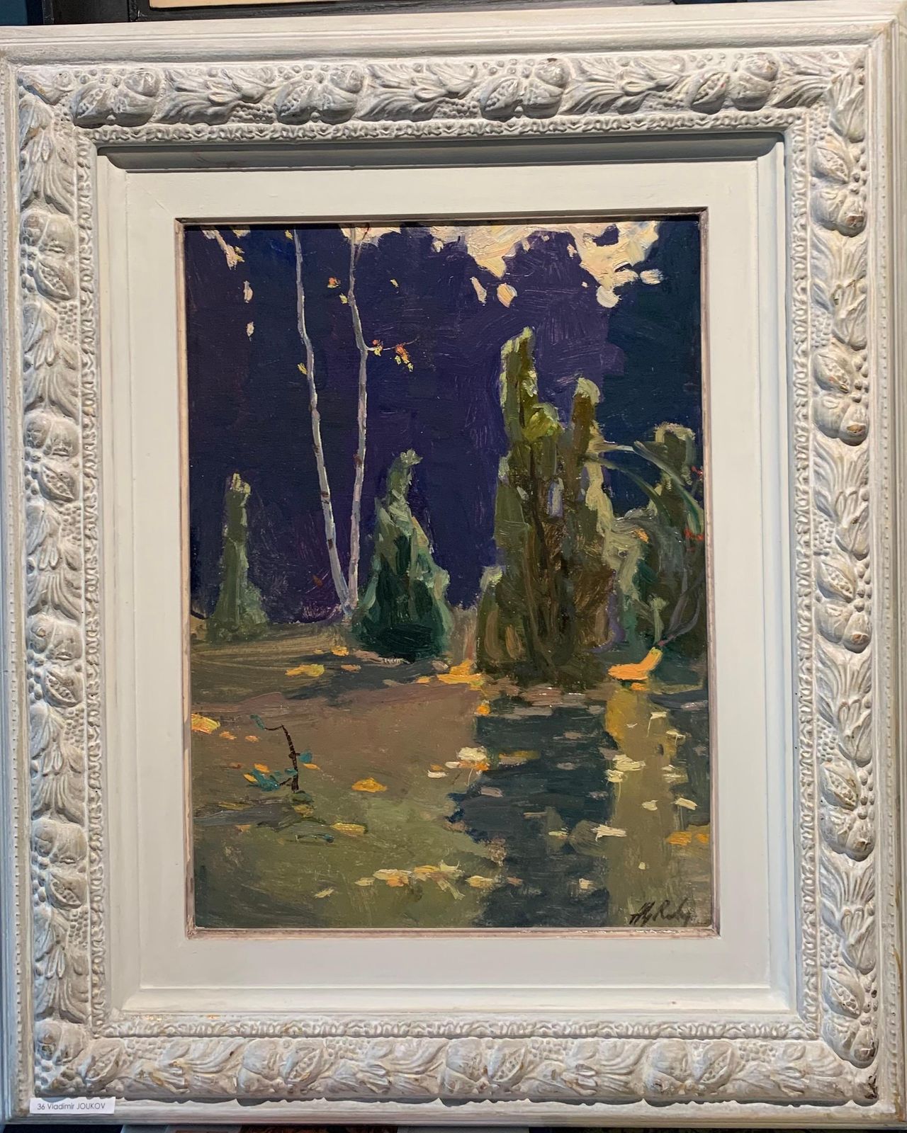 Vladimir Joukov"Autumn Fairy Tale, Forest Of The Fairies" Oil Cm. 33 X 45 19531953