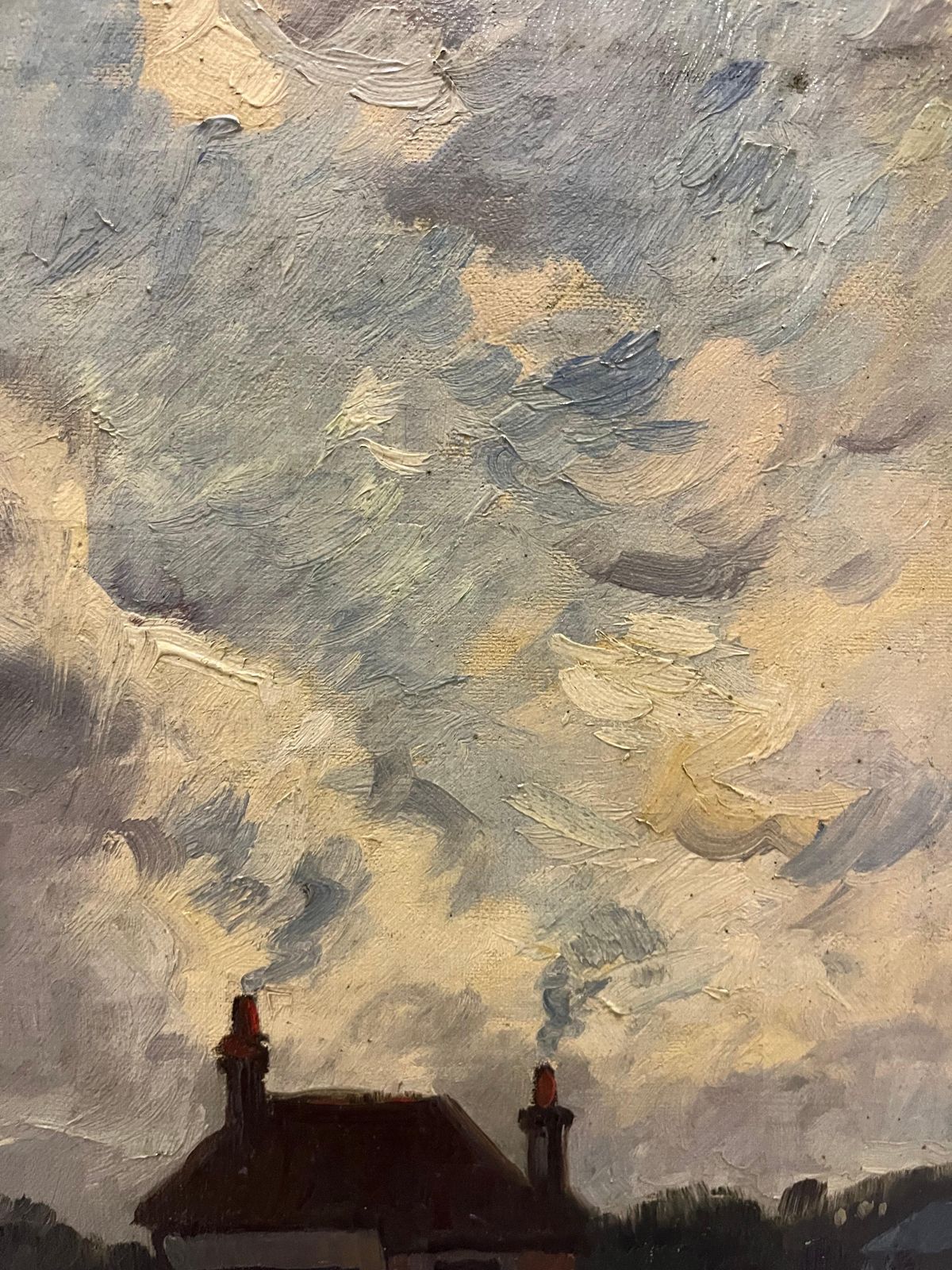 Edouard Chappel"Vers La Bergerie" Oil Cm. 61 X 50  1890  France1890 photo vinterior