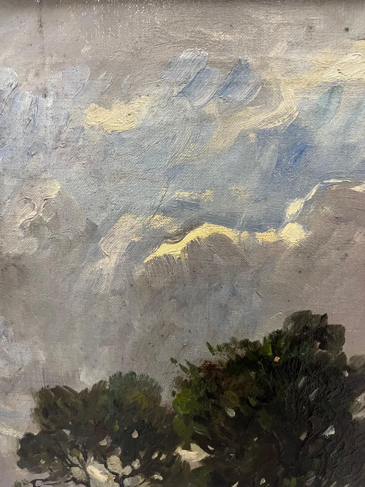 Edouard Chappel"Vers La Bergerie" Oil Cm. 61 X 50  1890  France1890 photo buy