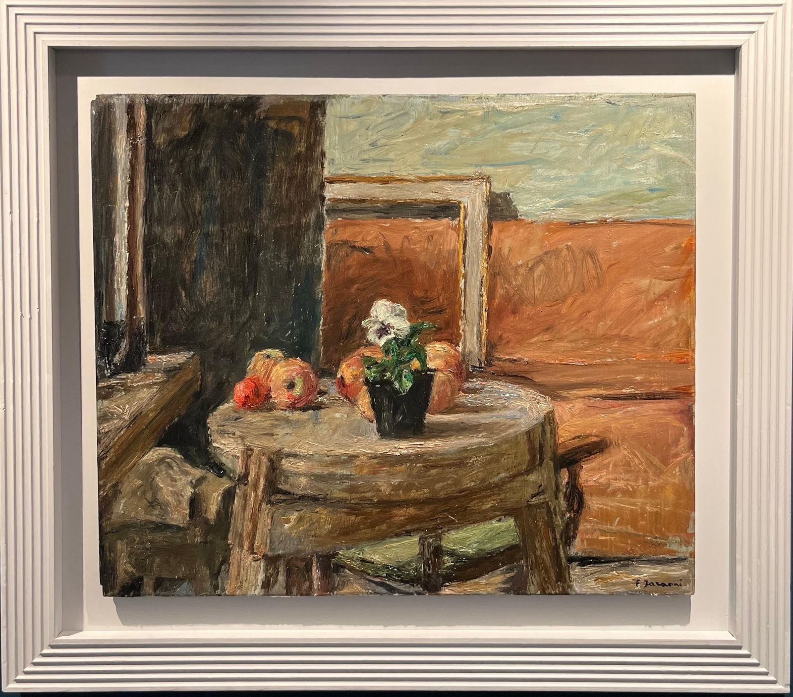 Enzo Faraonistill Life, Oil, Cm. 63 X 52 1970 Ca1970 Ca