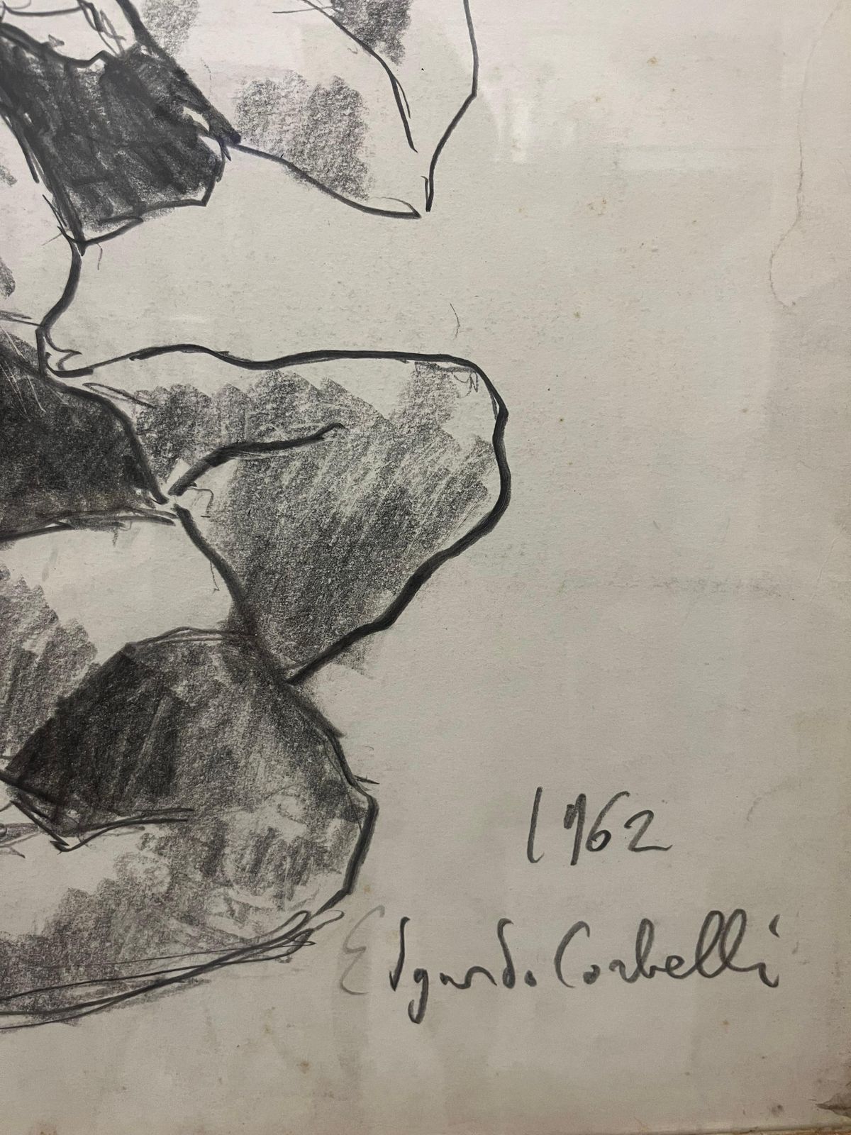 Edgardo Corbelli"Modella" Matita Cm. 50 X 70  19621962 photo furniture