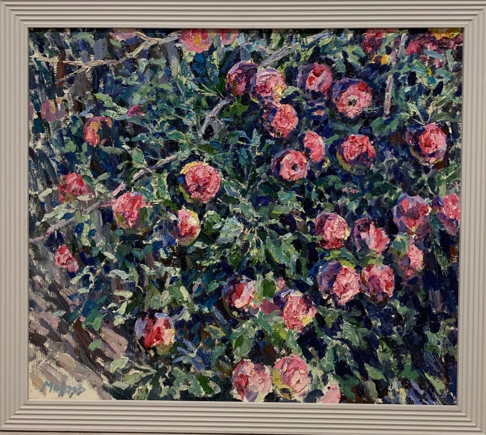Georgij Moroz"Red Apples" Oil Cm 79 X 69  Red ,  Pink2005