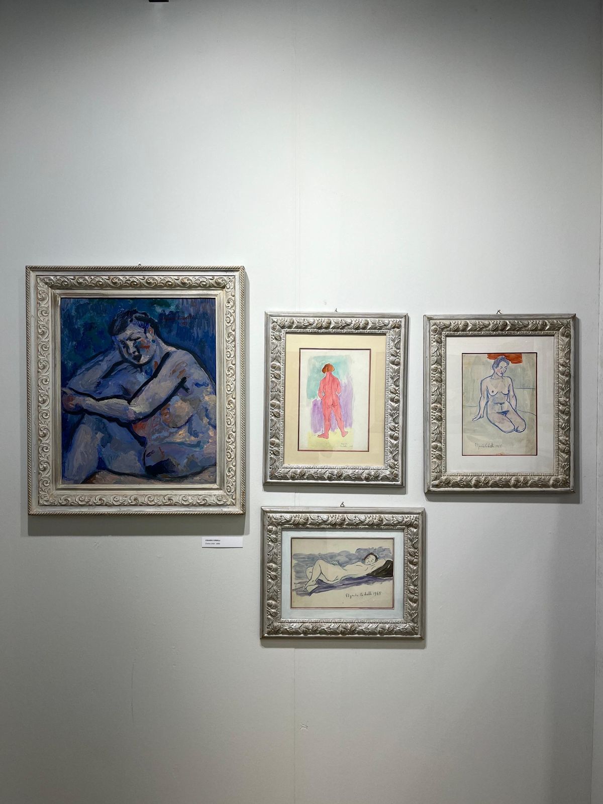Edgardo Corbelli"Blue Nude" 1953 Oil Cm. 50 X 601953 photo buy