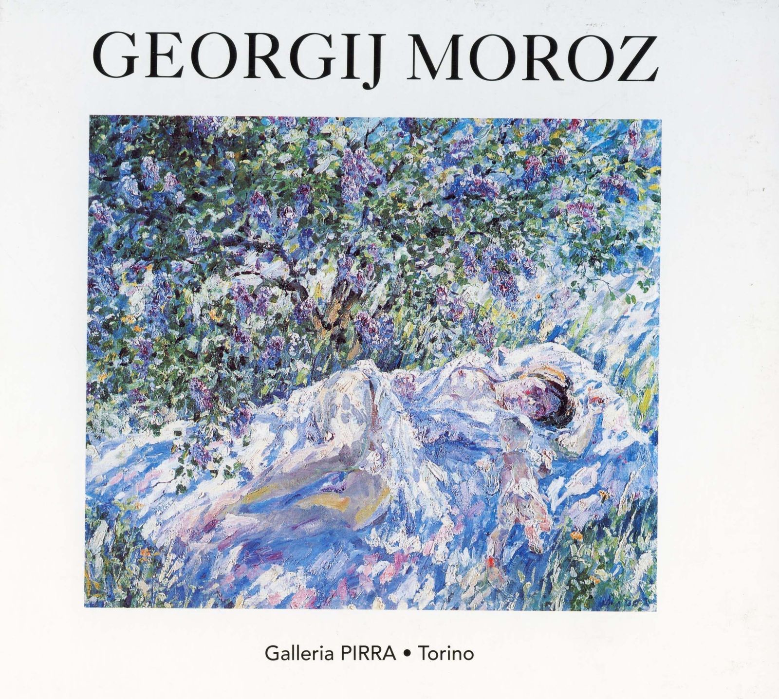 Georgij Moroz"Lilac In The Light" Flowers, Lilac Cm. 71 X 65 Oil1998 photo buy