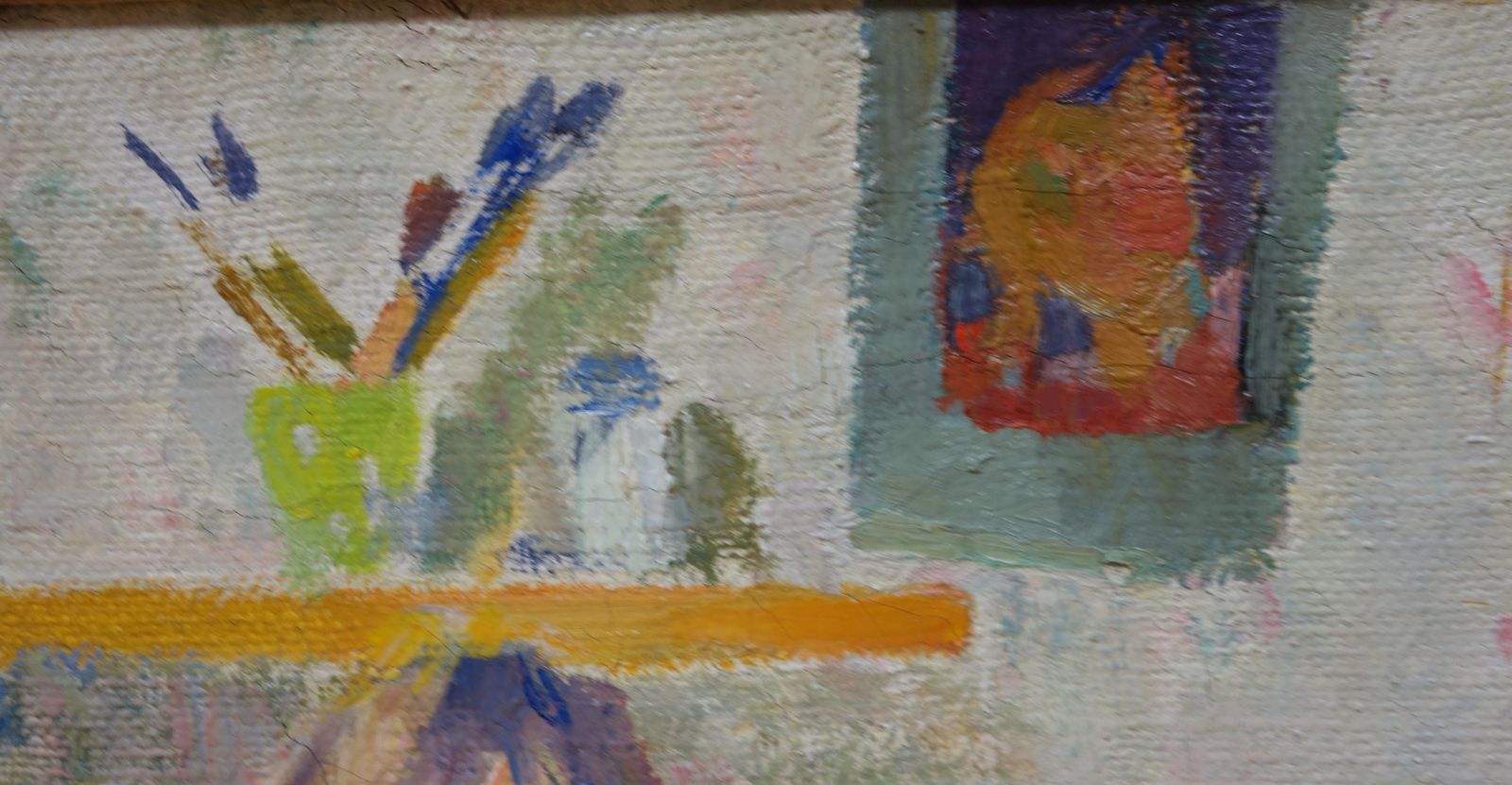 Olga Bogaevskaja"Interior Of My Room"Interior, Girl, Oil Russia, 1962 Cm. 81 X 641962 photo for sale