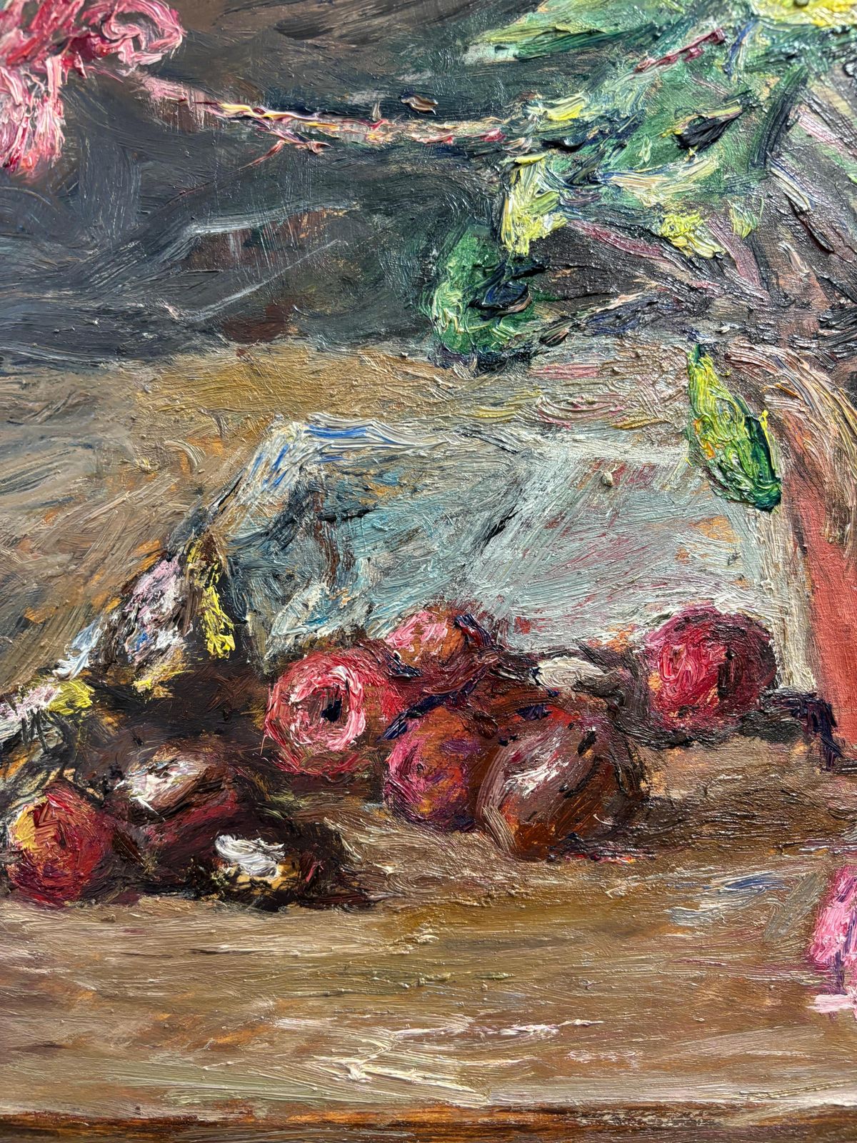 Enzo Faraoni"Naturamorta Con Fiori " Cm. 70 X 52 Olio Su Tavola Di Legno  1970 Ca1970 photo buy