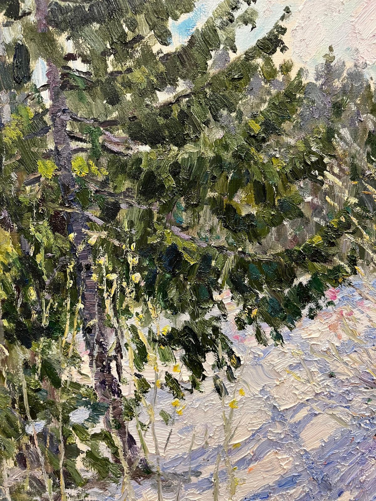 Georgij Moroz“Volpe Nella Neve” Olio Cm 85 X 762008 photo 7655.0