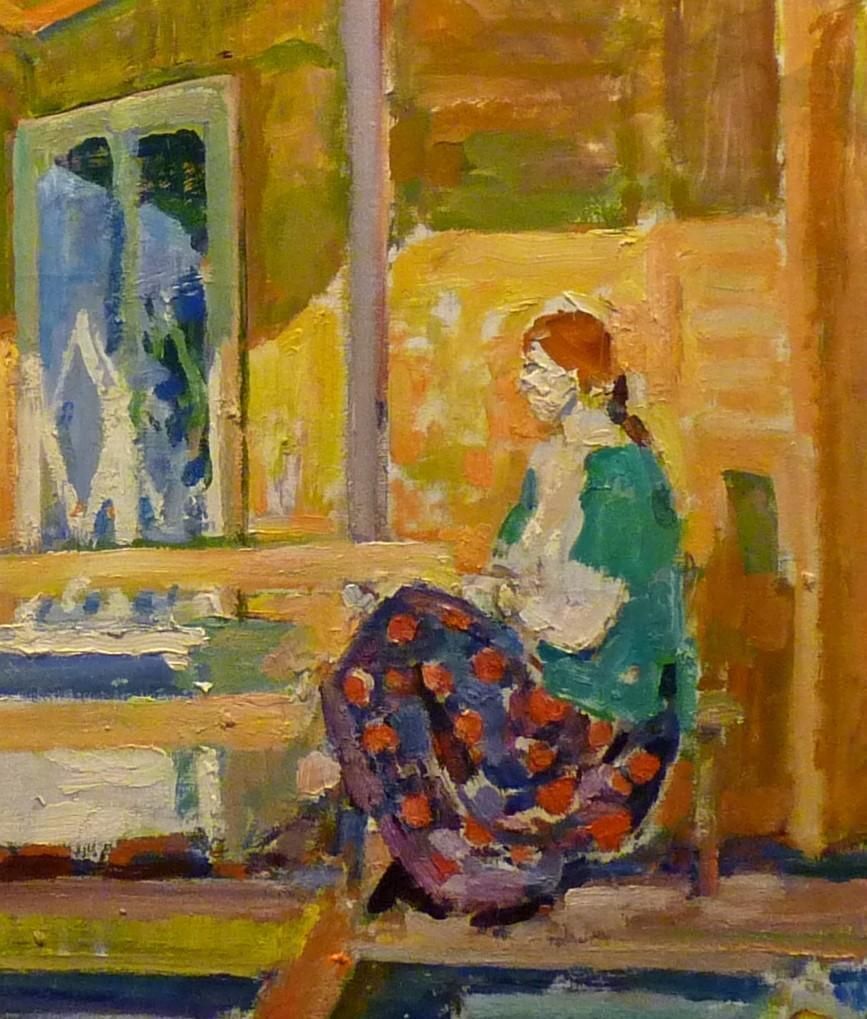 Gleb Savinov"Sunny Day In Dacia" Summer , Impressionist,  Cm. 55 X 65 Olio 19901990 photo for sale