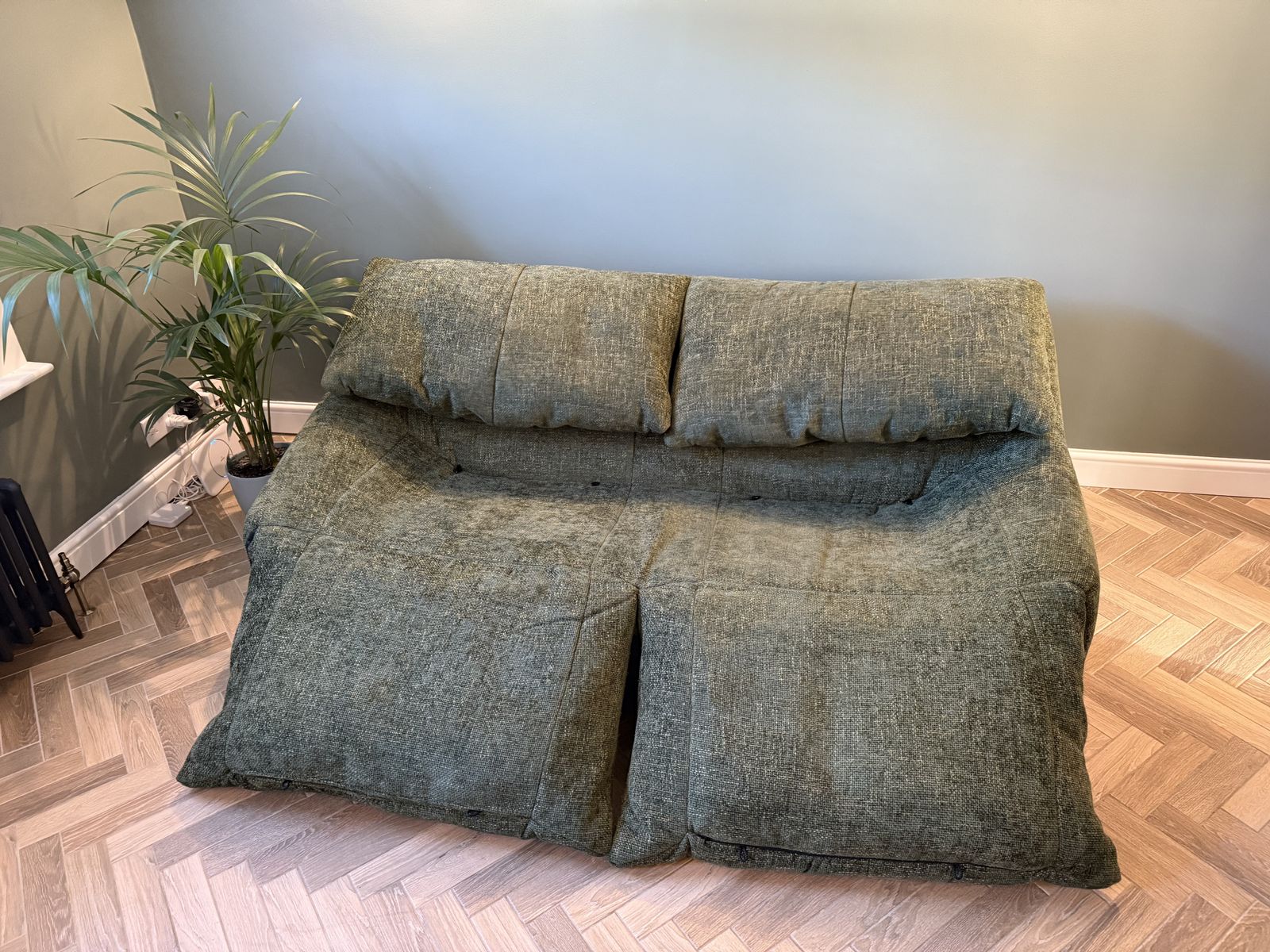 Vintage Green Plumy Two Seater Sofa By Ligne Roset By Annie Hiéronimus photo Furniture