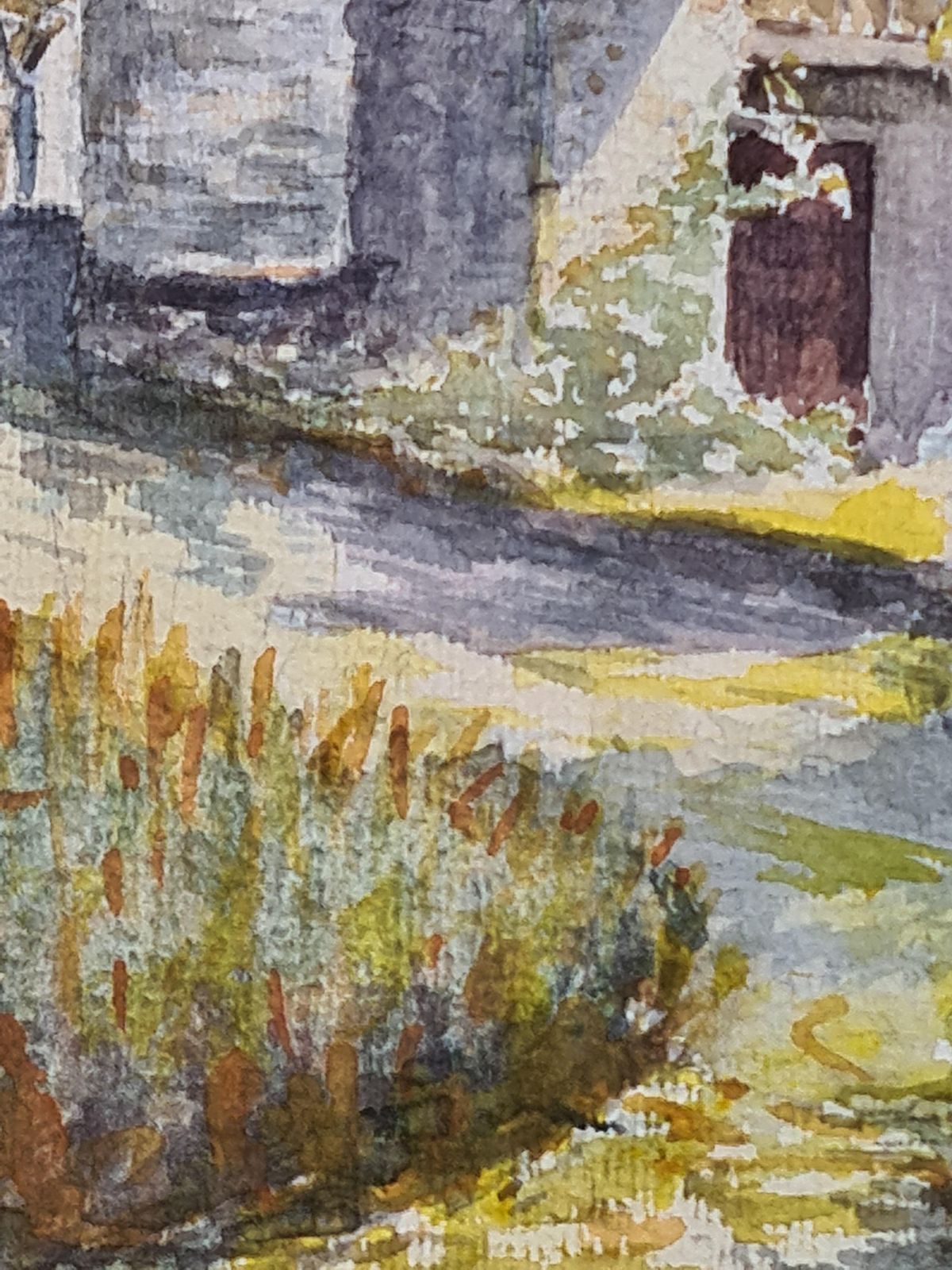 Henri Clamen1930s French Impressionist Watercolour Of Children In An Idyllic Country Scene photo Art