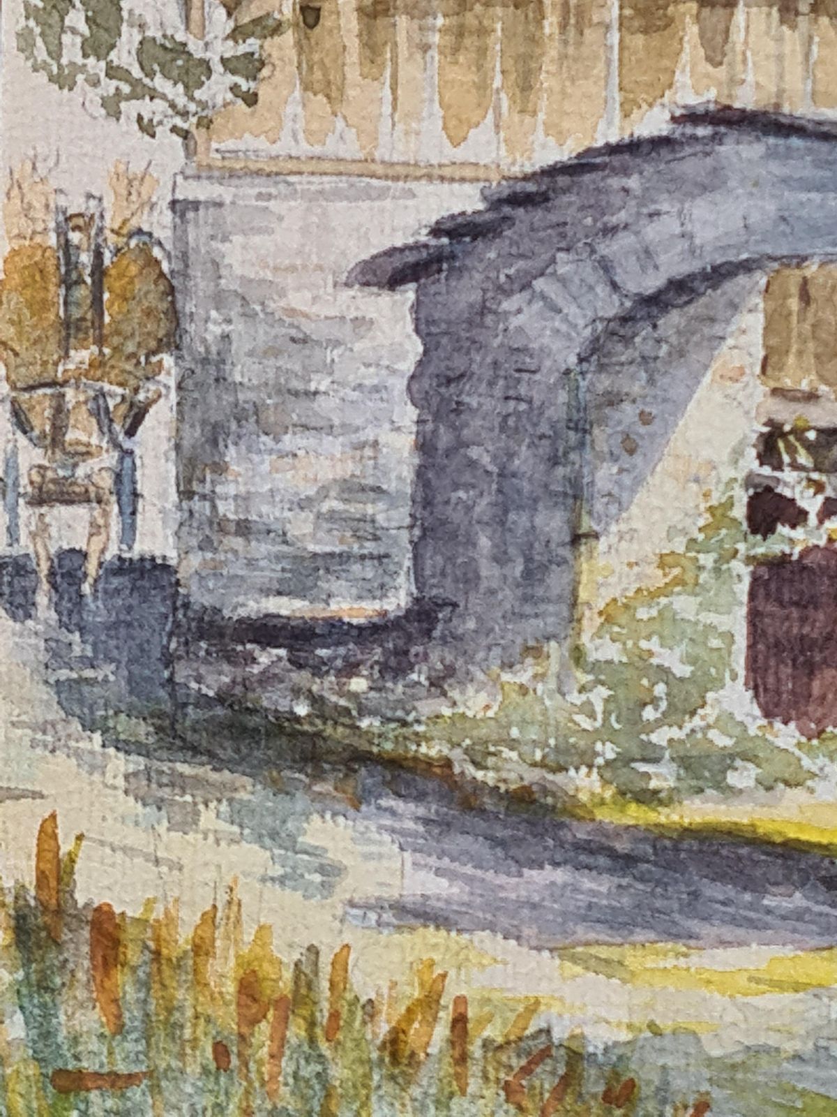 Henri Clamen1930s French Impressionist Watercolour Of Children In An Idyllic Country Scene photo 85.0