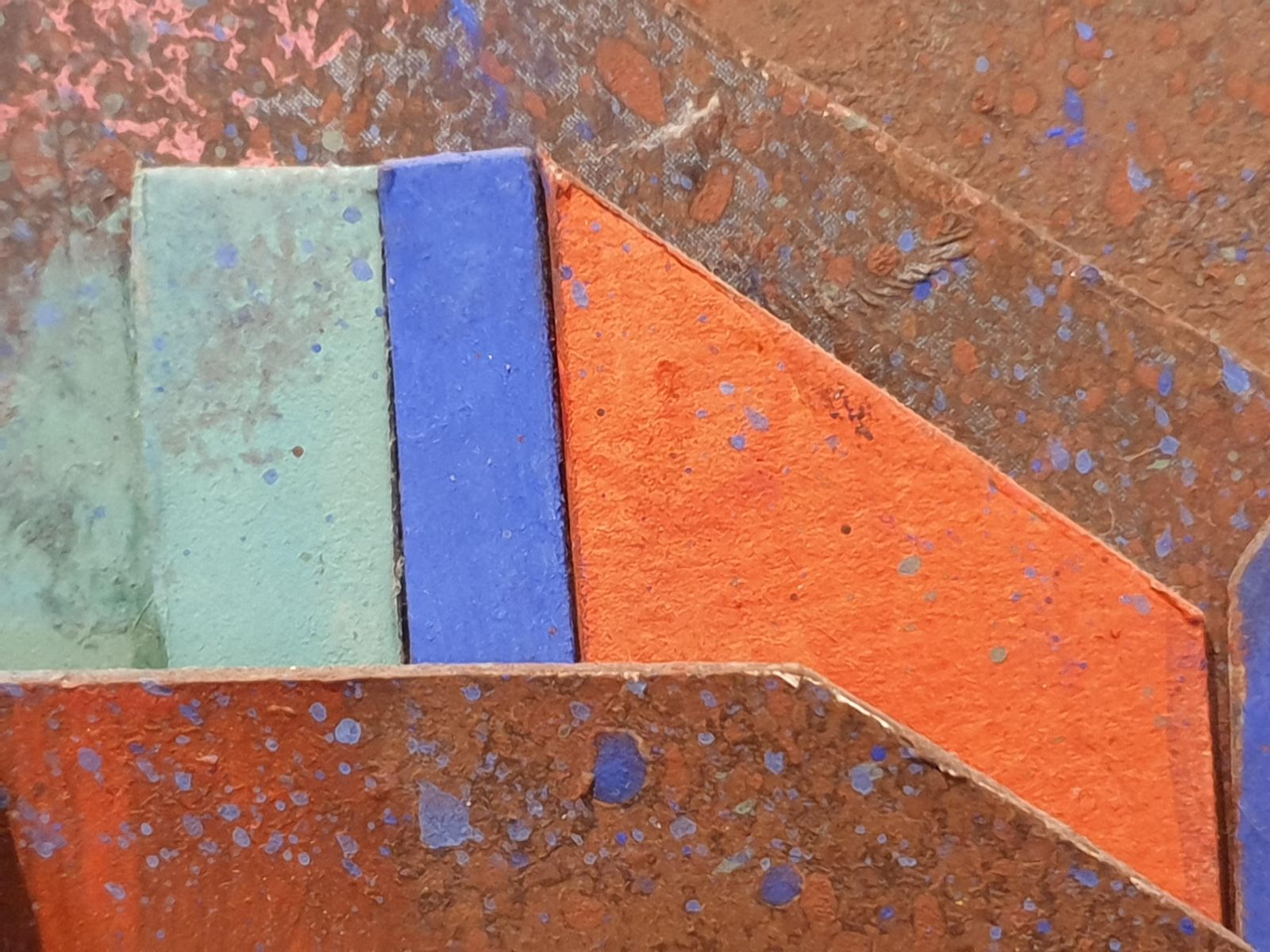 Joseph Alessandrihigh Relief Totem, Abstract Geometric Sculptural Wall Applique.2011 photo 1191.0