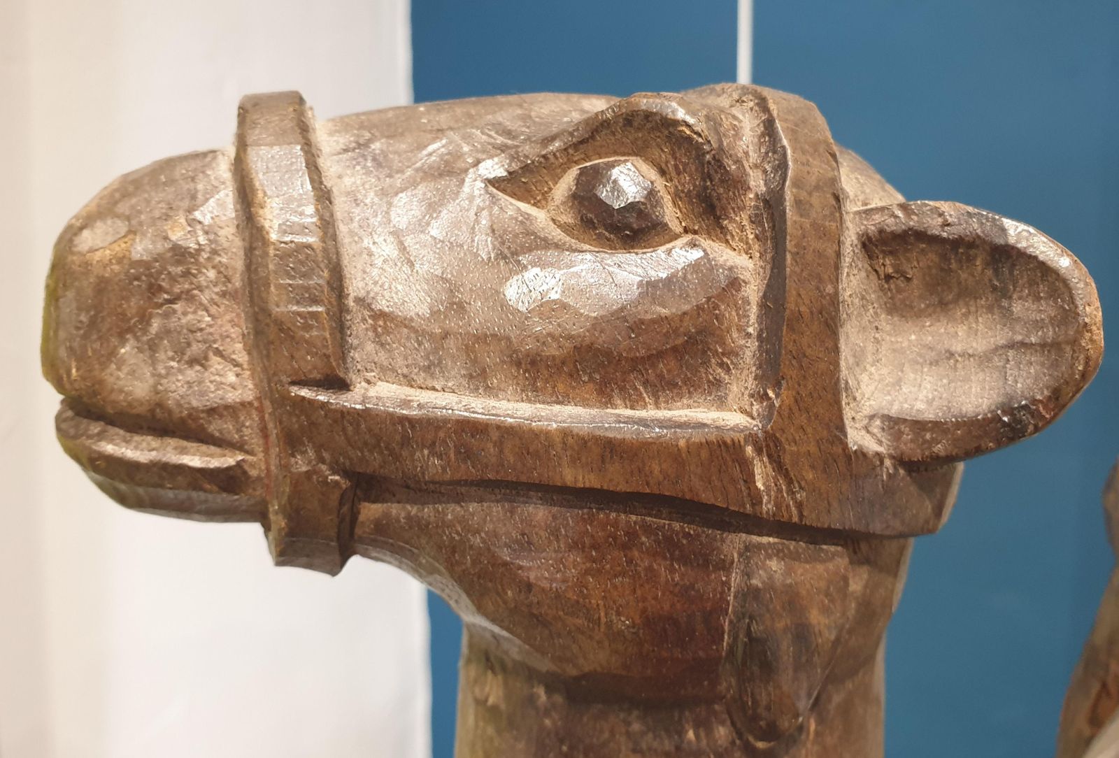 Unknownlarge Neapolitan 19th Century Hardwood Sculpture Of A Crèche Camel.1890s photo Art
