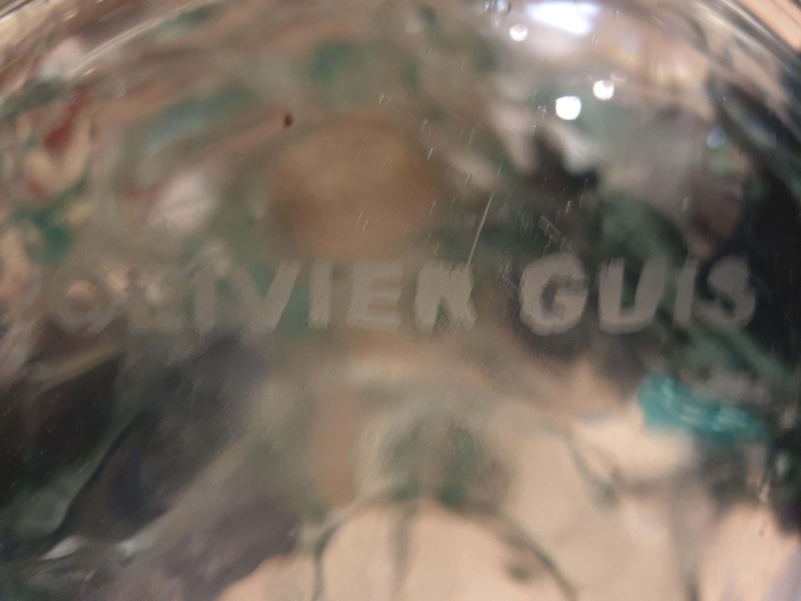2378.0 Olivier Guislarge Pair Of Signed Murano Glass Vases.Late 20th Century photo