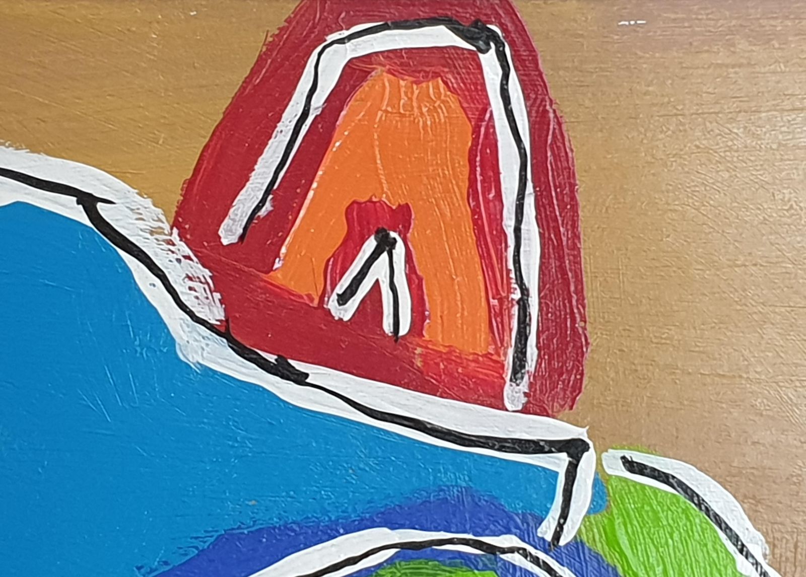Gillianwhiskers The Kitten. Contemporary Expressionist Oil On Board. photo buy