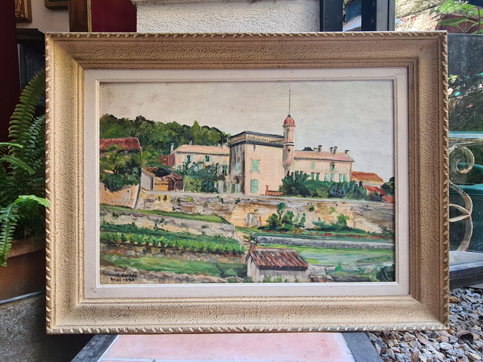 S Cornecthe Garden And 'Pavillon Martin' At Lou Marronie, Cotignac, South Of France.1990 photo for sale