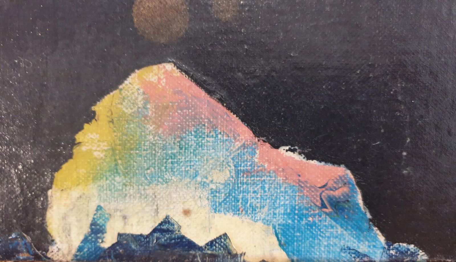 André Tardieumid Century Abstract Expressionist Oil On Canvas.1976 photo vinterior