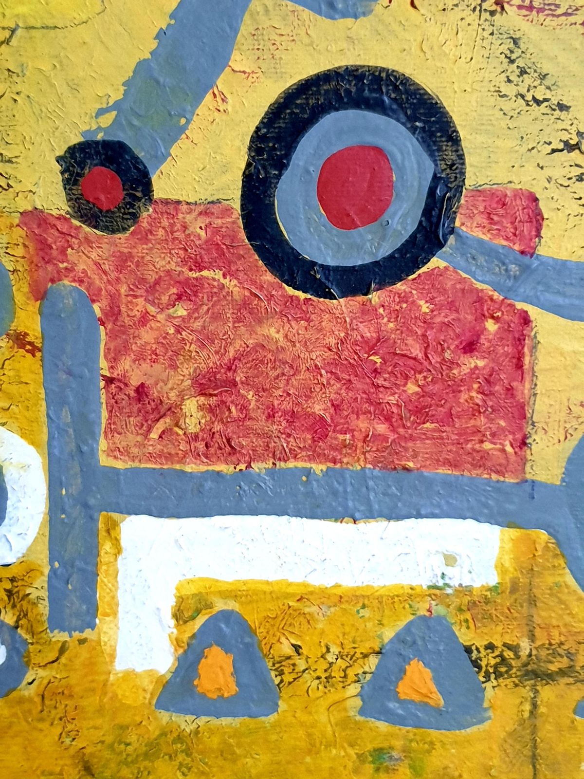 Albino Palamara Italian Contemporary Abstract Expressionist. 'Le Origini Linguistiche'.2024 photo vintage