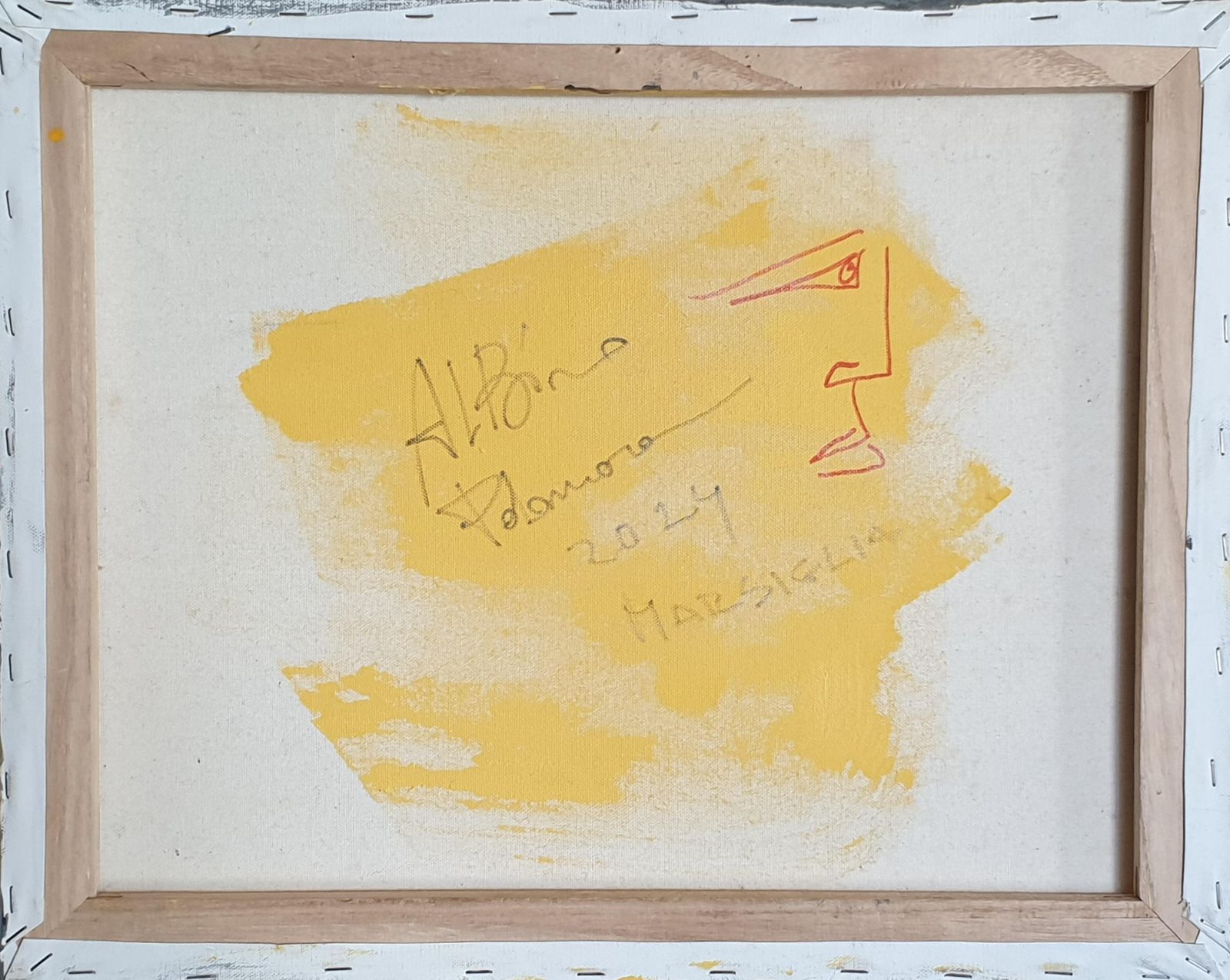 Art Albino Palamara Contemporary Abstract Expressionist Oil On Canvas. 'Les Origines Du Langage'2024 photo
