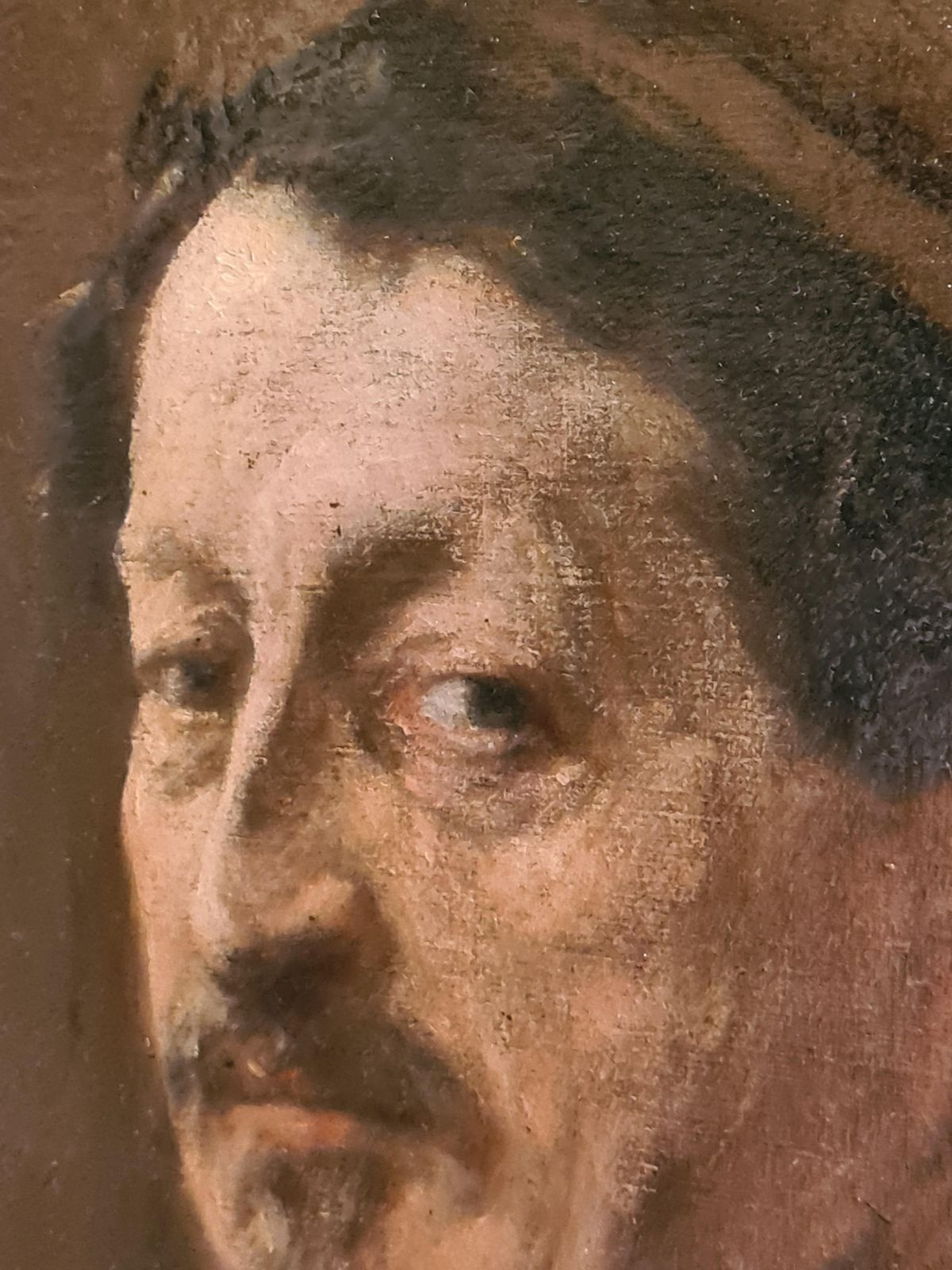 19th Century Oil, Study For A Portrait Of Emile Baron photo vinterior