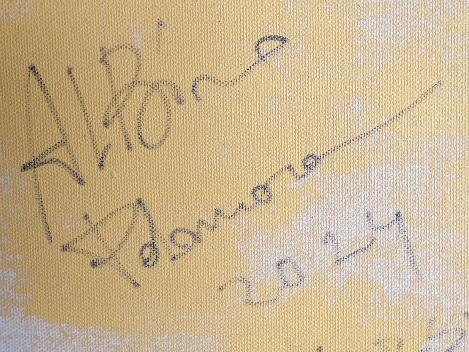 photo buy Albino Palamara Contemporary Abstract Expressionist Oil On Canvas. 'Les Origines Du Langage'2024