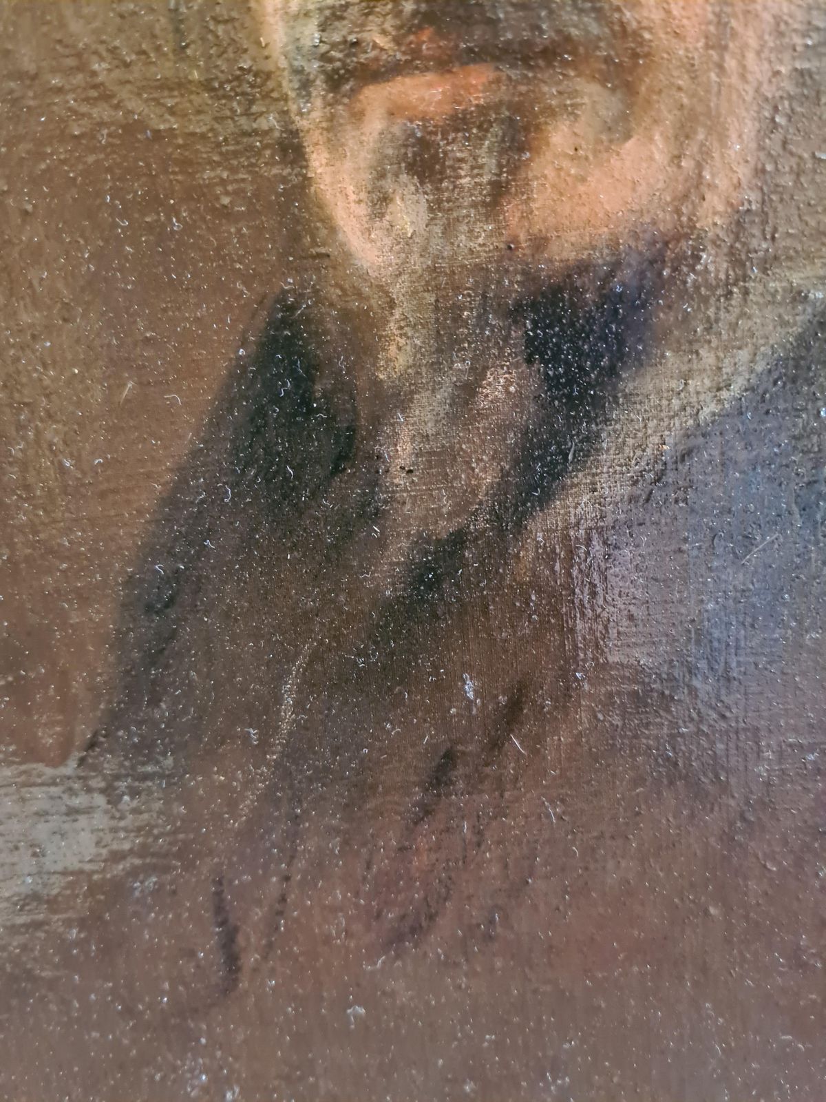 photo furniture 19th Century Oil, Study For A Portrait Of Emile Baron
