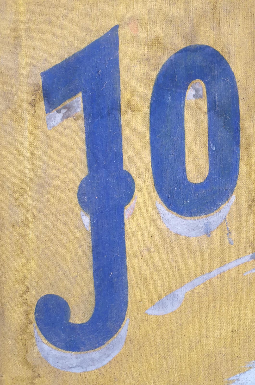 Unknownearly 20th Century Folk Art, Double Sided Fairground Advertising, Oil On Canvas.Early 1900s photo vintage
