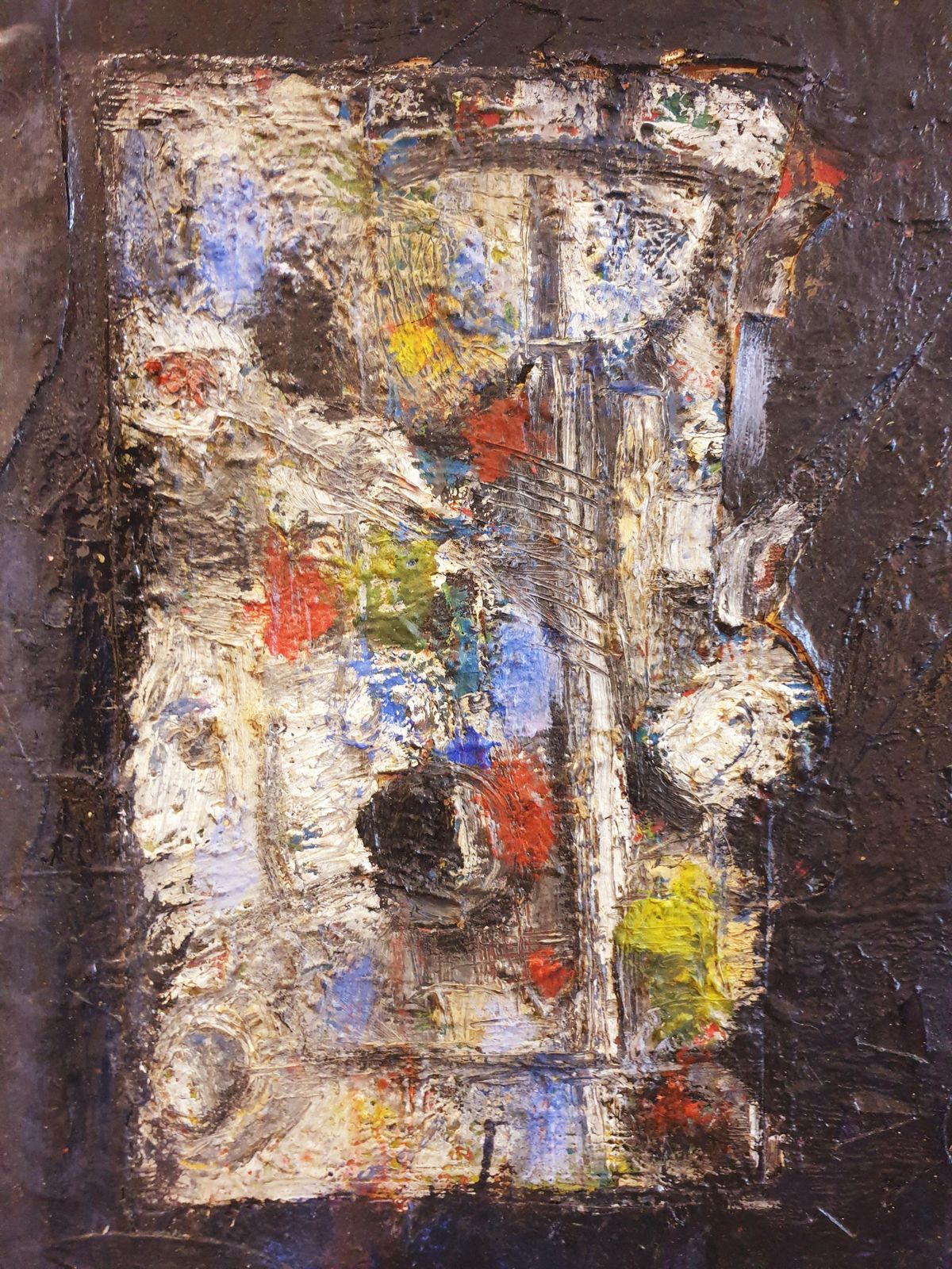 Unknown'monogrammes'. French Mid Century Abstract Expressionist. Oil On Canvas.1960s photo for sale