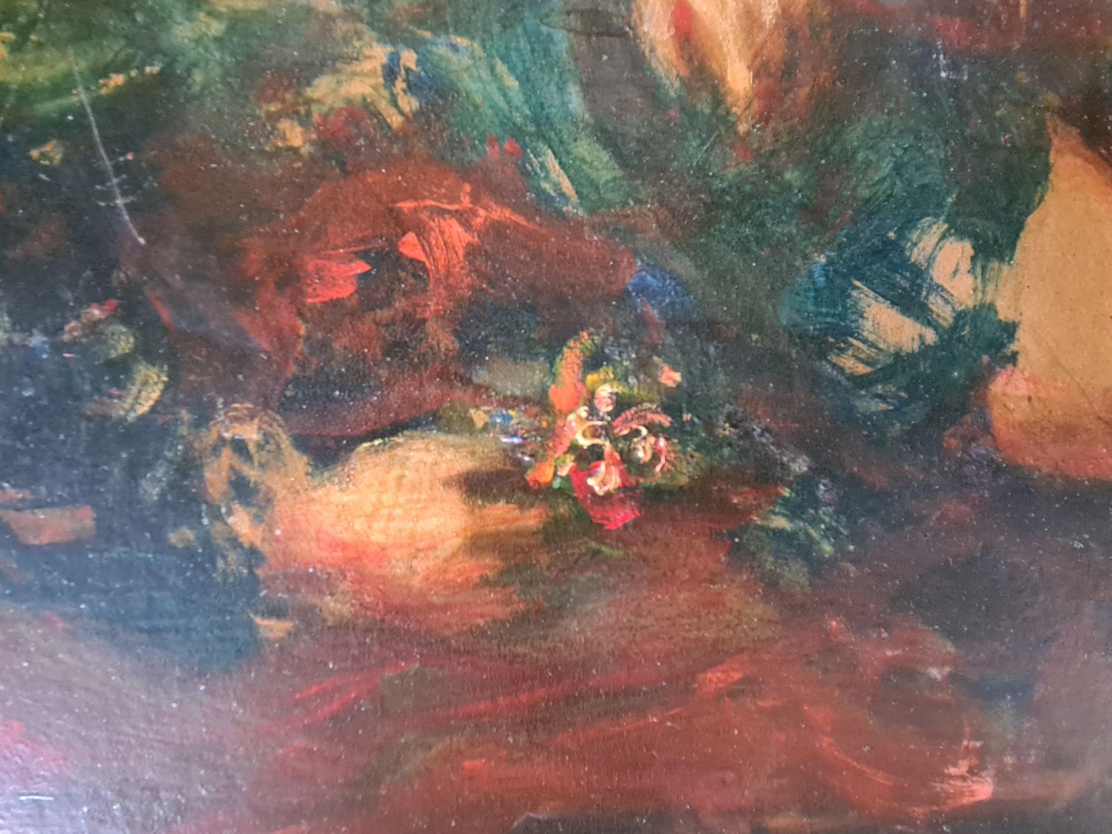 photo furniture Sylvain Vignylarge French Expressionist Oil Portrait, The Seated Beauty.