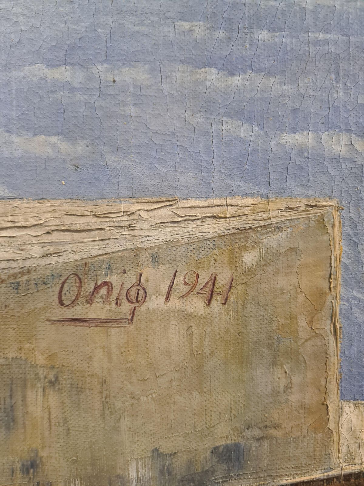 Sailing Boats At Sea, A Very Large And Imposing Marine Capriccio, Oil On Canvas1941 photo furniture