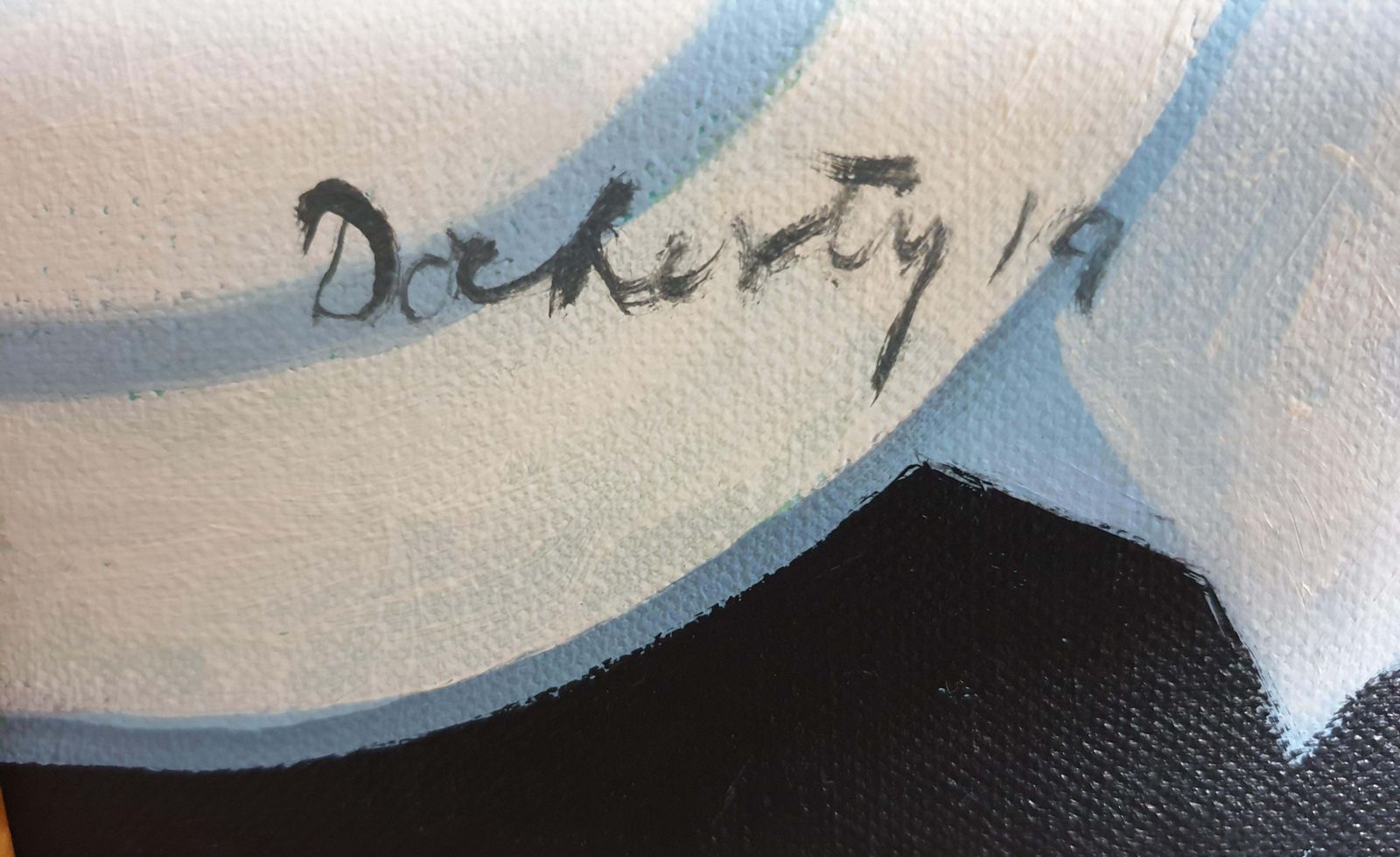 Frank Mclean Docherty'petit Déjeuner'. Contemporary Scottish Surrealist Acrylic On Canvas.2019 photo 3572.0