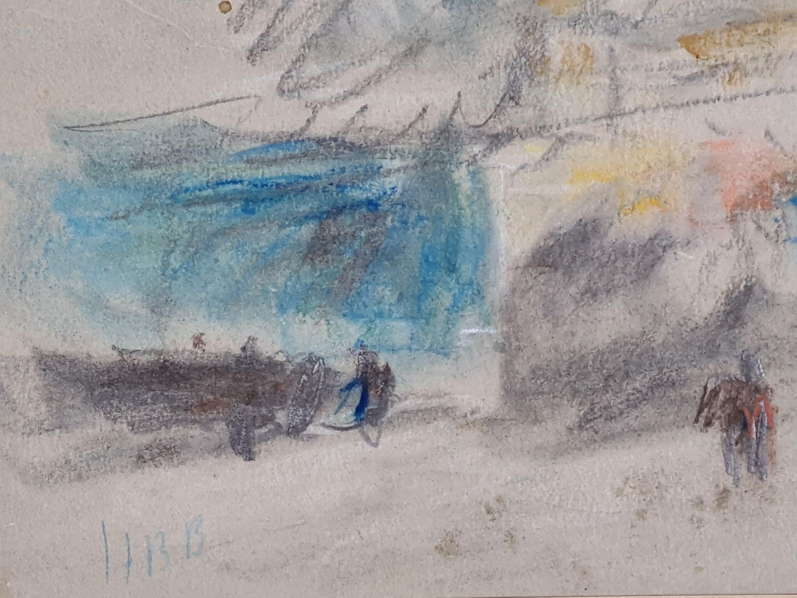 Hercules Brabazon Brabazonpastel & Pencil On Paper.The Chapel Saint Pierre, Villefranche, South Of France.1860s photo furniture