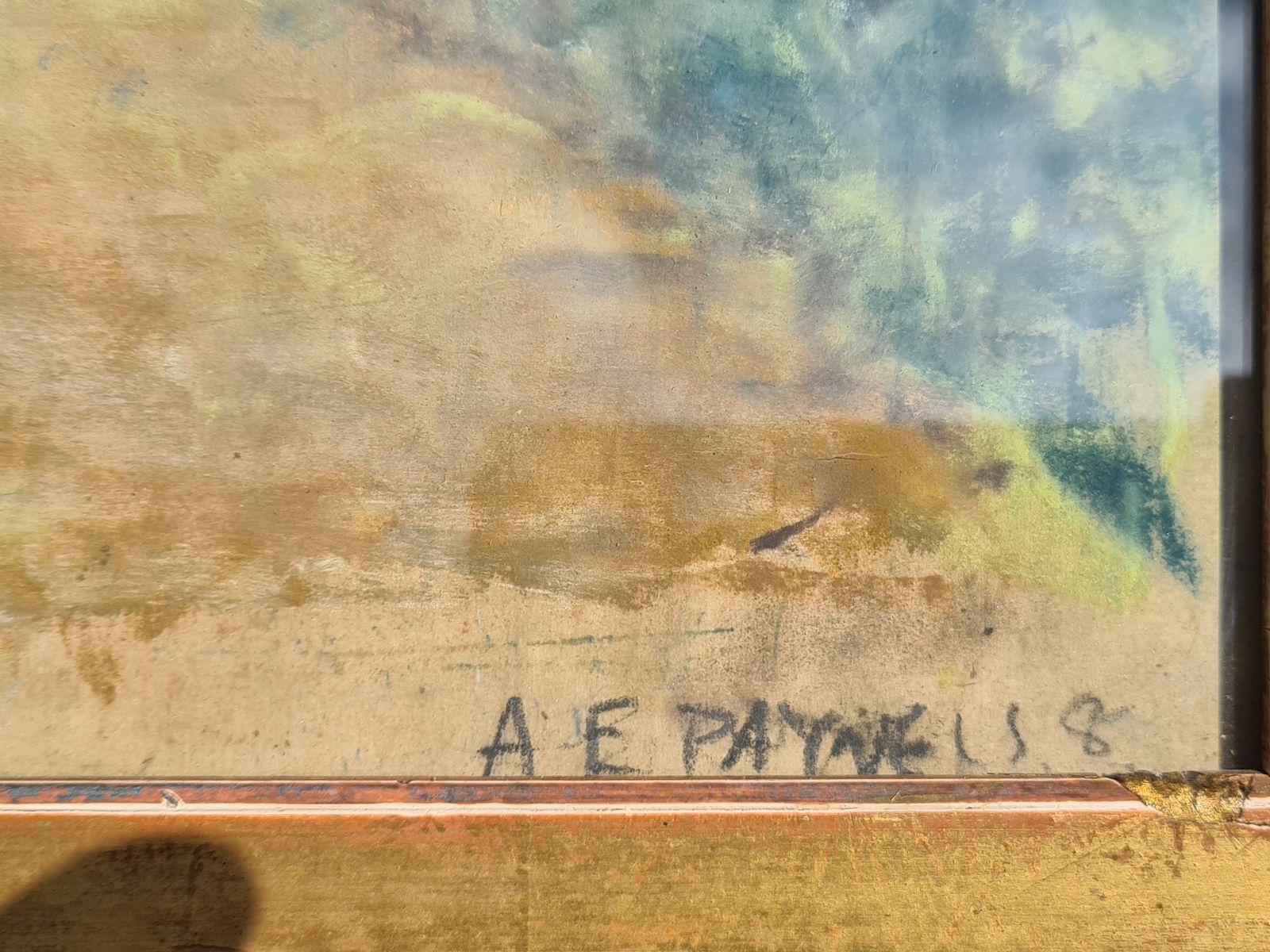 photo for sale Edgar Alwin Paynepair Of Watercolours. Possibly Views From The Santa Fe Railroad1918