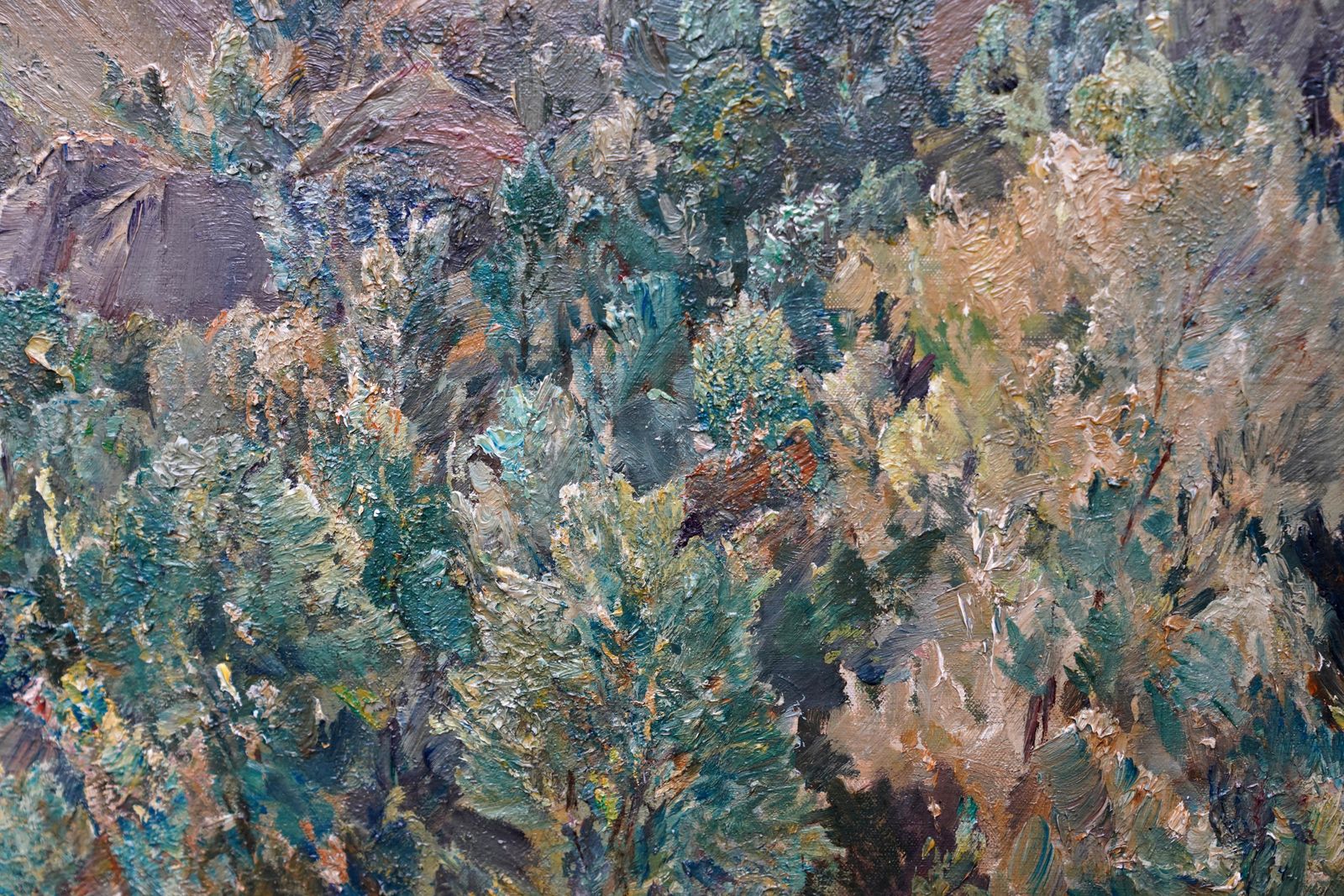 Evelyn Chestonthe Landslip Coastal View   British 1920s Art Landscape Oil Painting Neac Artistcirca 1920 photo vinterior