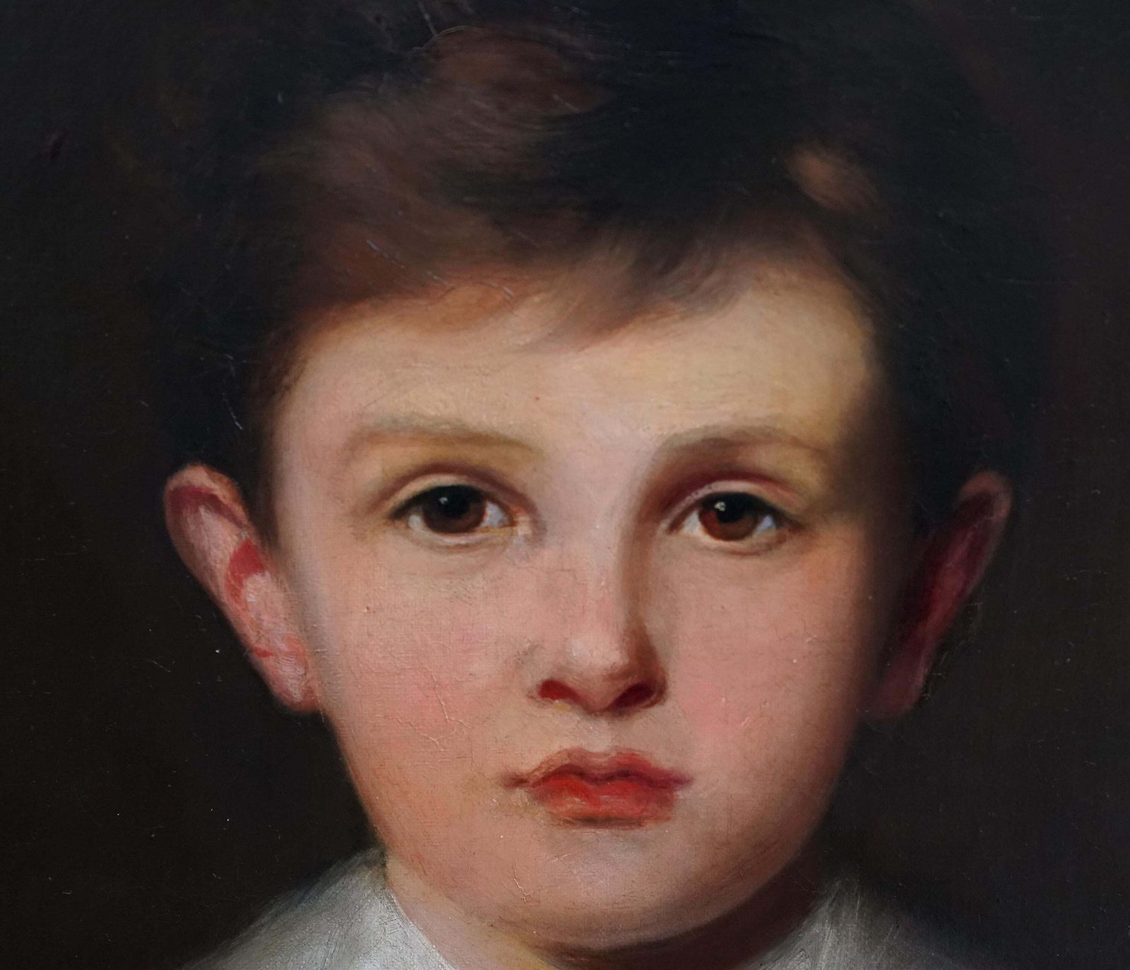 Gilbert Baldryportrait Of A Young Boy In Red Coat   British Victorian 1892 Art Oil Painting1892 photo vinterior