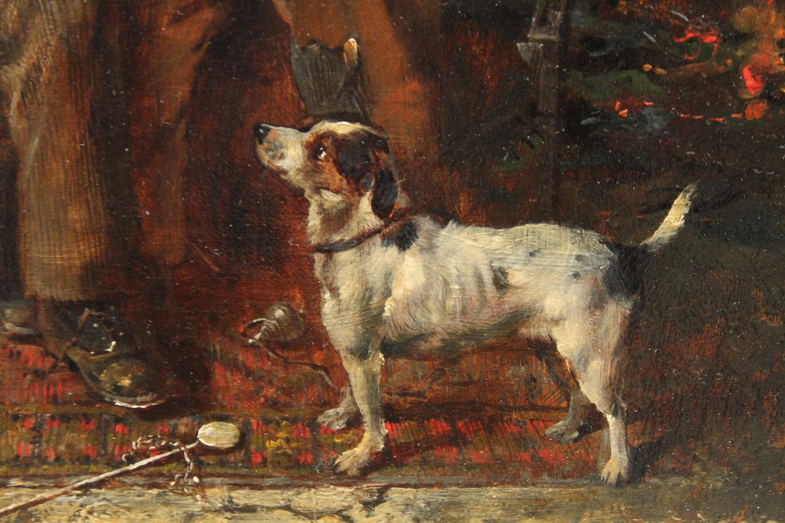 Frederick George Pasmorea Quick Repair    British Art 1880 Interior Oil Painting Children Clock Horologycirca 1880 photo 3035.0