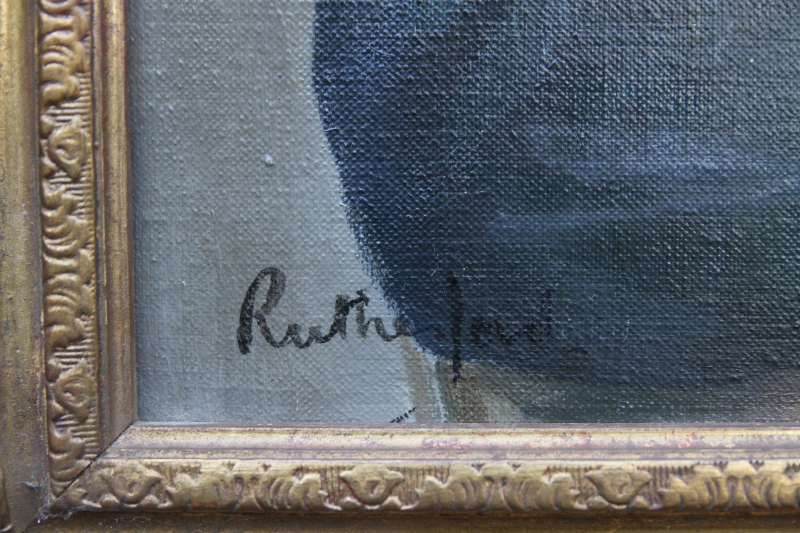 Harry Rutherfordportrait Of A Gentleman   British Oil Painting Interior Seated Suited Man Circa 1970 photo vinterior