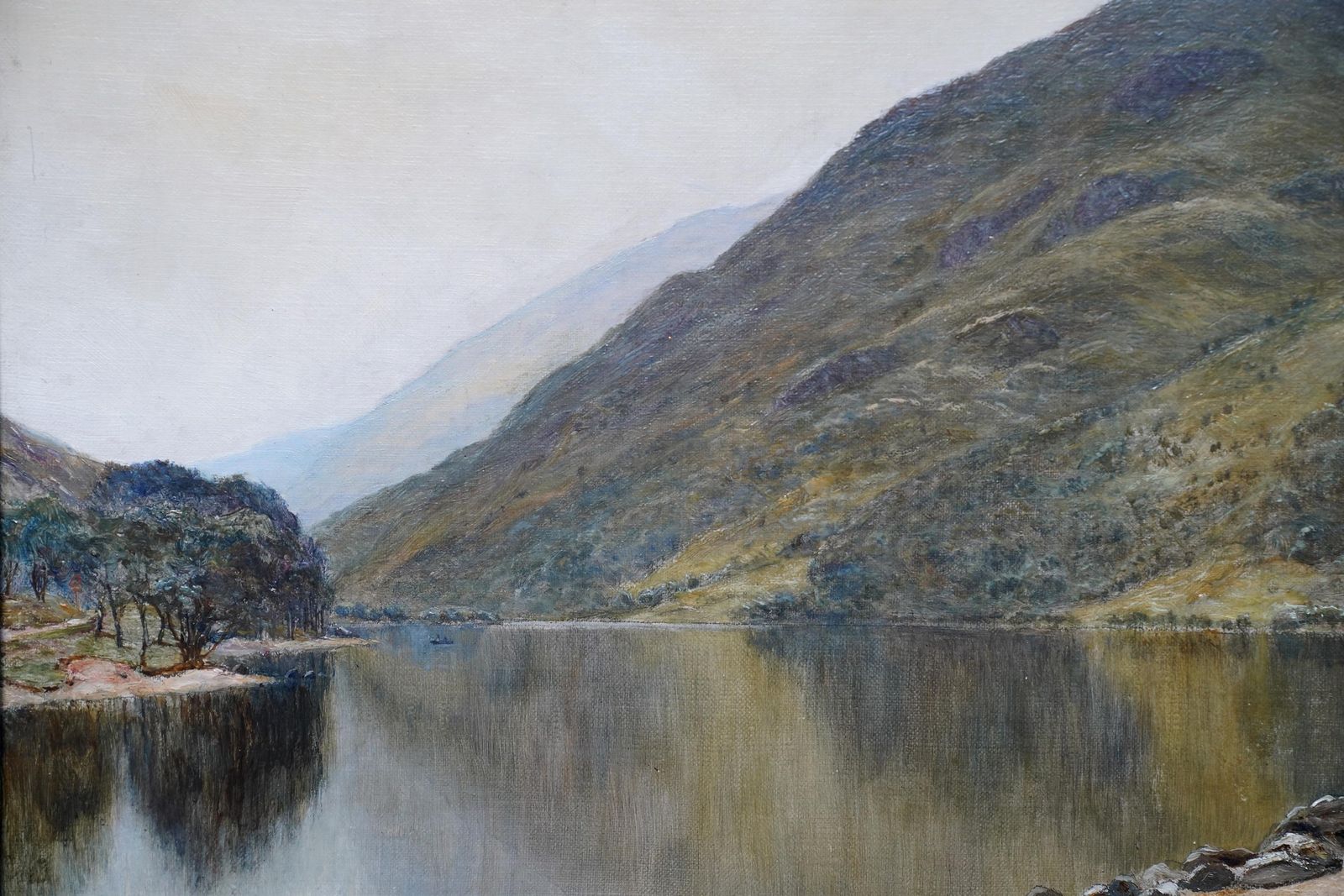 William Youngloch Eck, Scotland   Scottish Edwardian Art Landscape Oil Painting Circa 1908 photo for sale