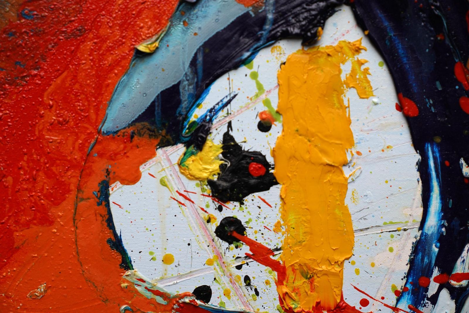 Iain Robertsonsunset   Scottish Abstract Expressionist Contemporary Art Oil Painting Cornwall2006 photo vinterior