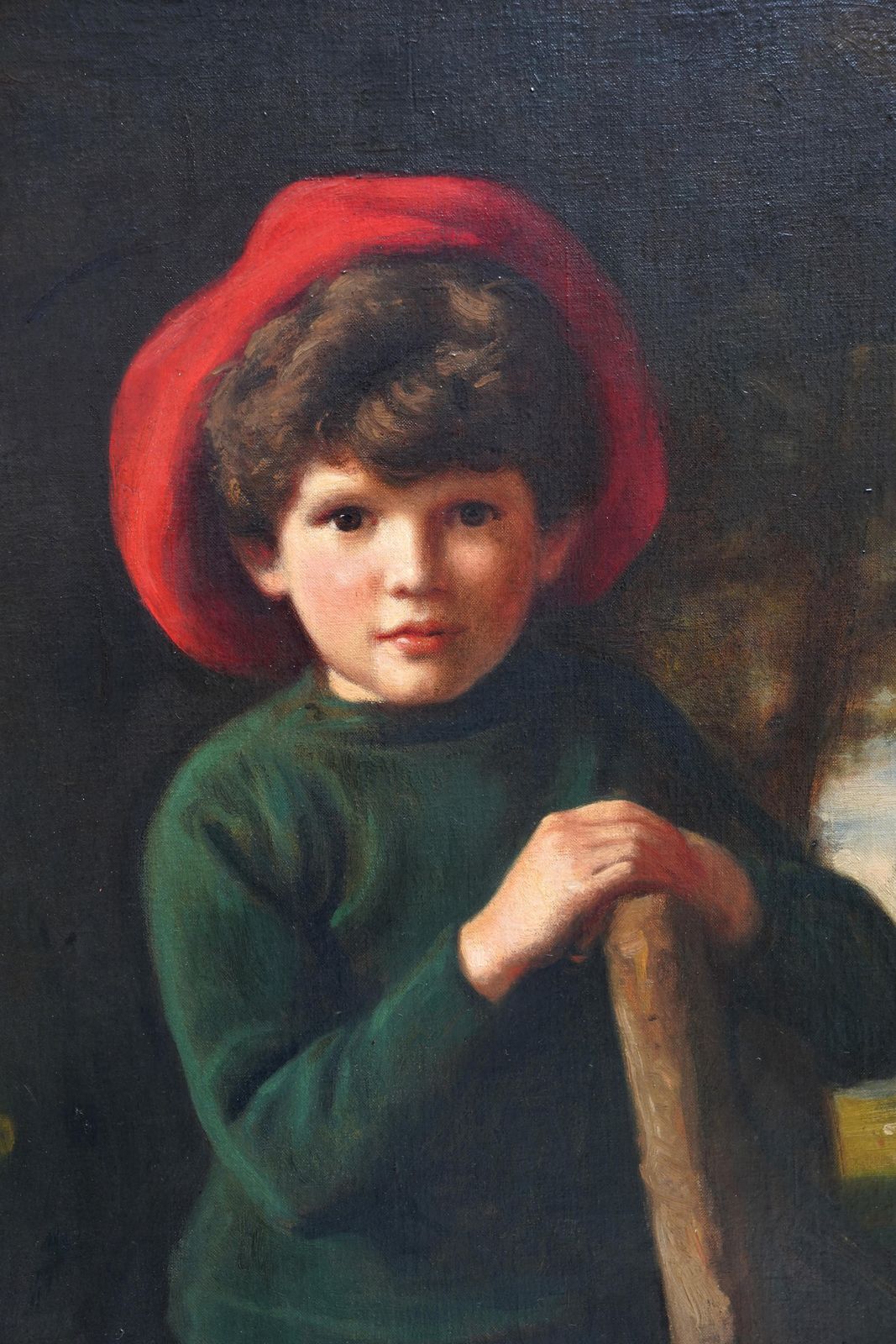 Edward Francis Wellsportrait Of Brian De Lolme Bullock   British Edwardian Art Oil Painting1908 photo 3826.0