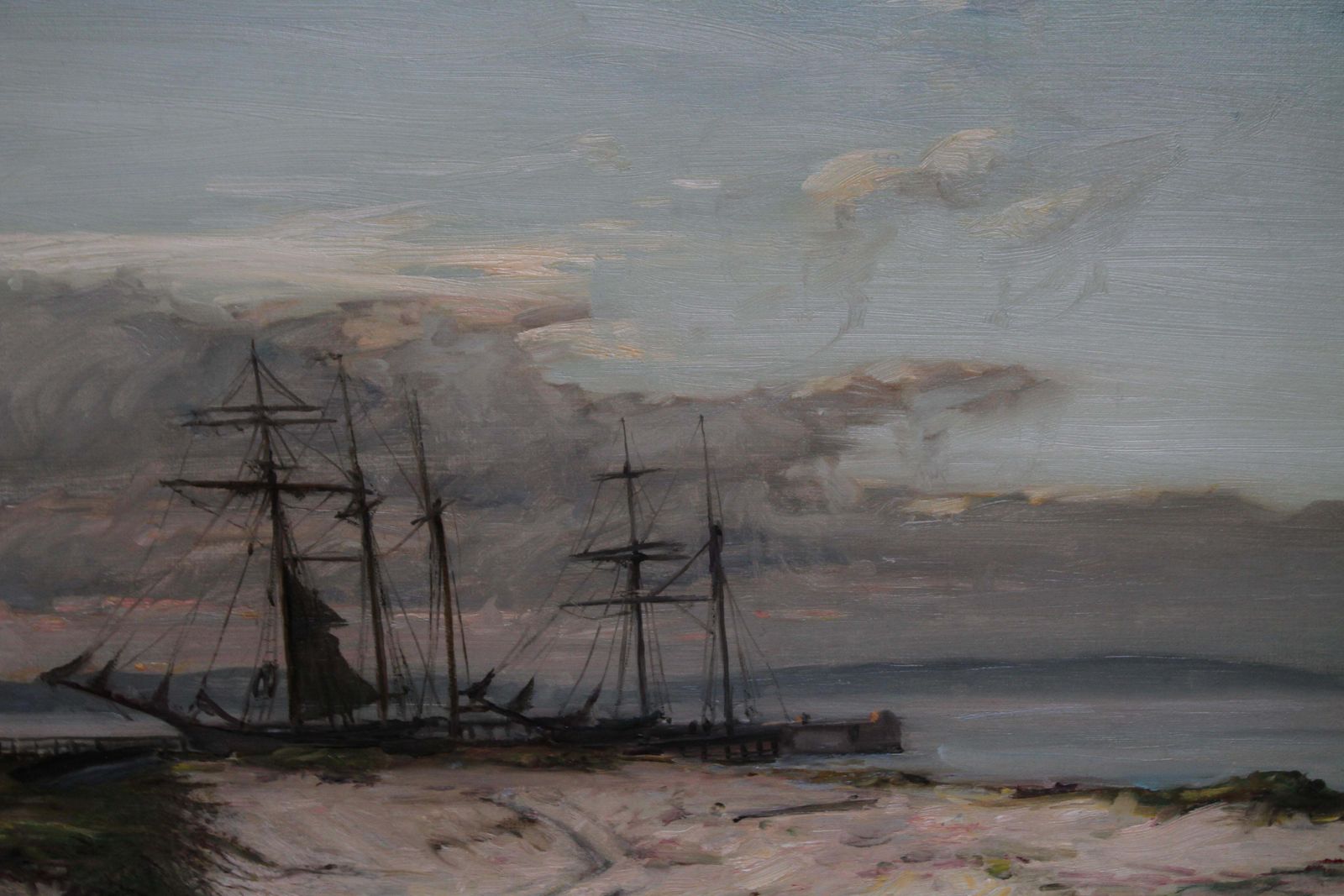 James Campbell Noblethe Anastasia   Scottish Impressionist 1911 Norwegian Marine Art Oil Paintingcirca 1911 photo Art