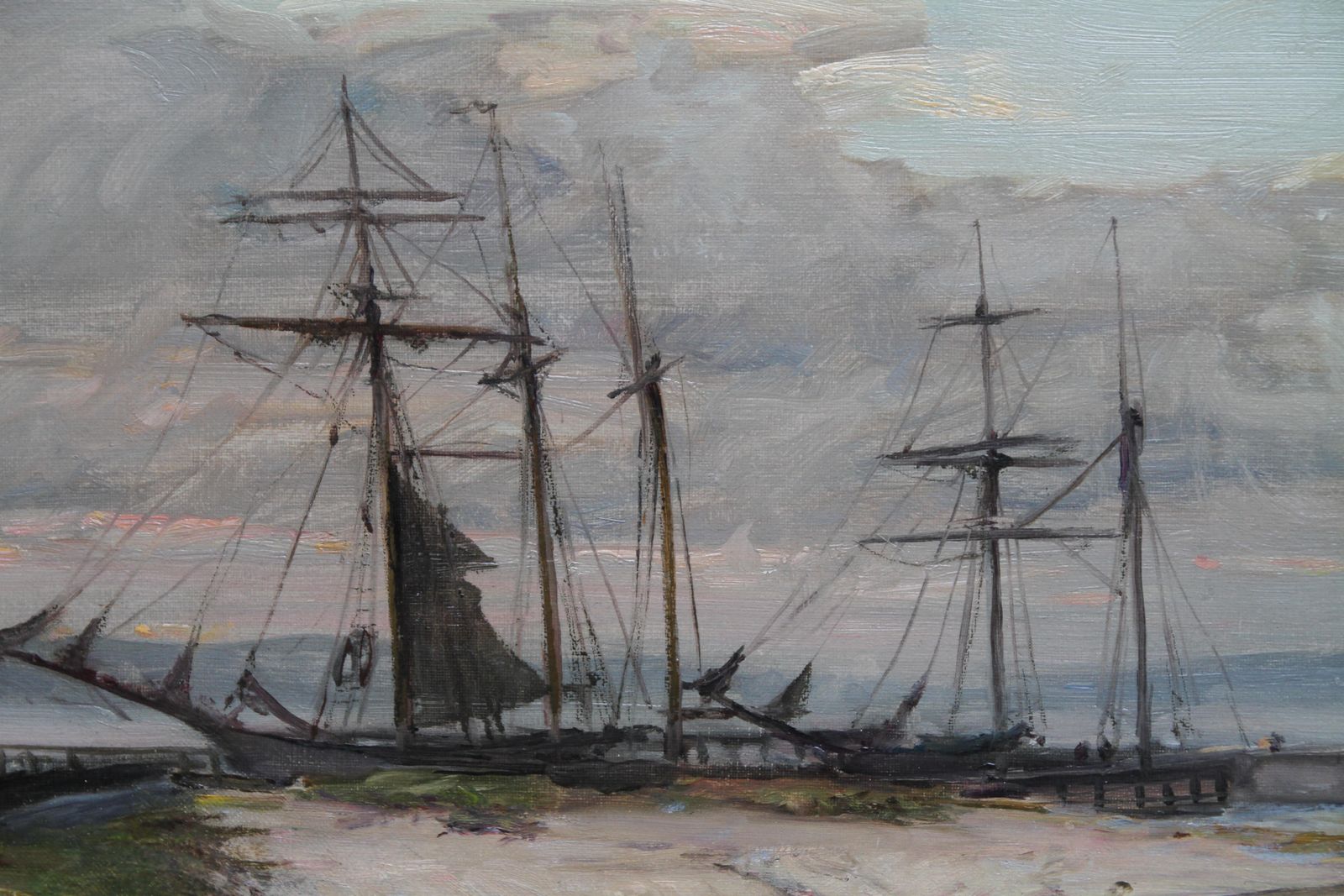James Campbell Noblethe Anastasia   Scottish Impressionist 1911 Norwegian Marine Art Oil Paintingcirca 1911 photo vinterior