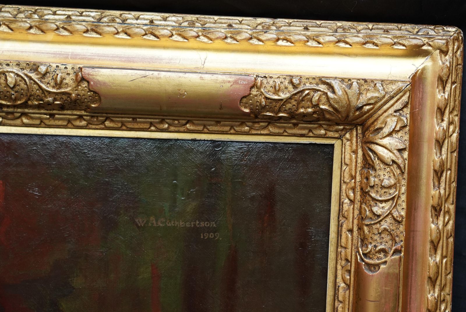 photo furniture William Alexander Cuthbertsonedwardian Portrait Of A Young Girl   Scottish 1909 Art Portrait Oil Painting1909