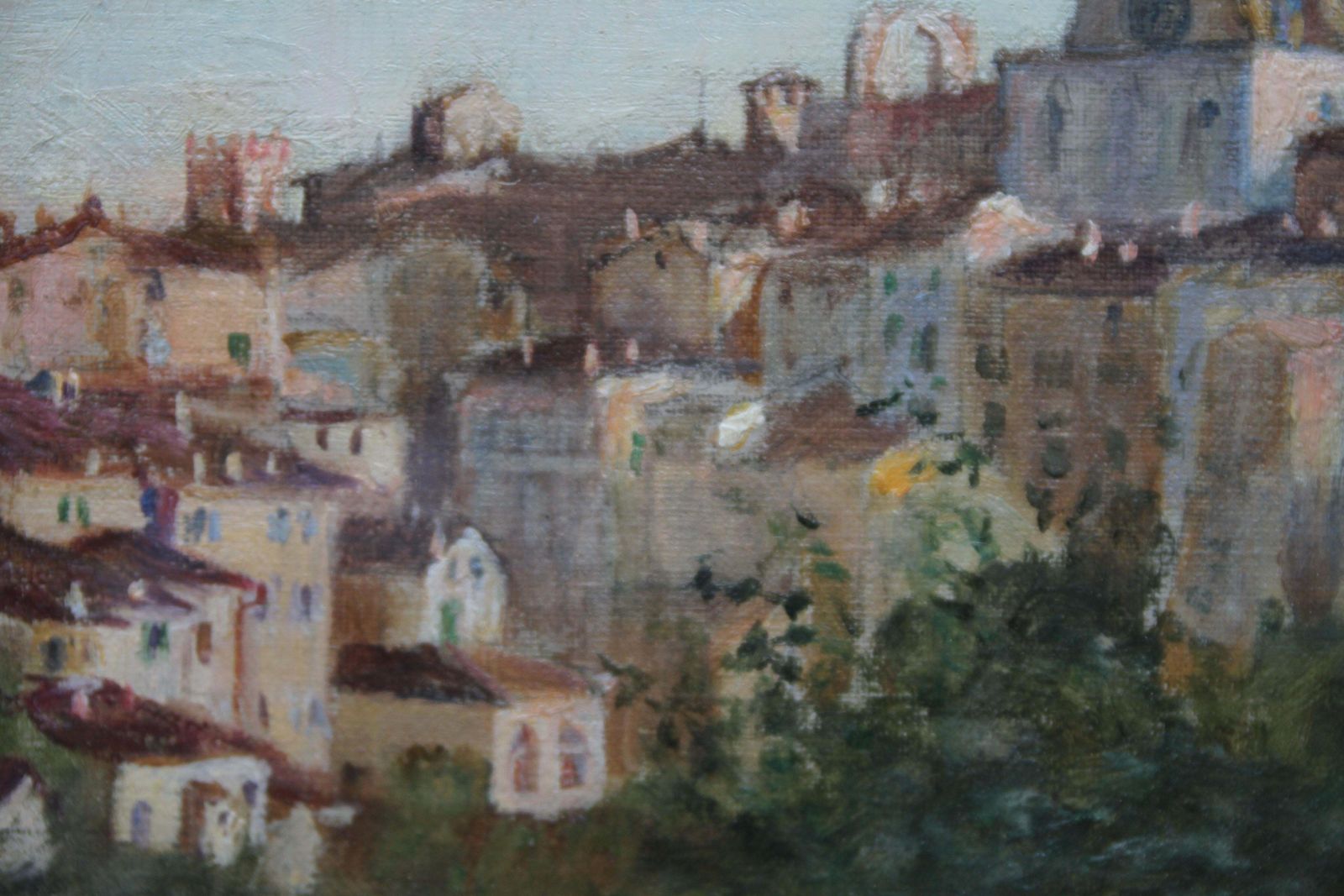 Susan Isabel Dacresiena Italy   19thc British Impressionist Oil Painting Cityscape Female Artistcirca 1875 photo 5815.0
